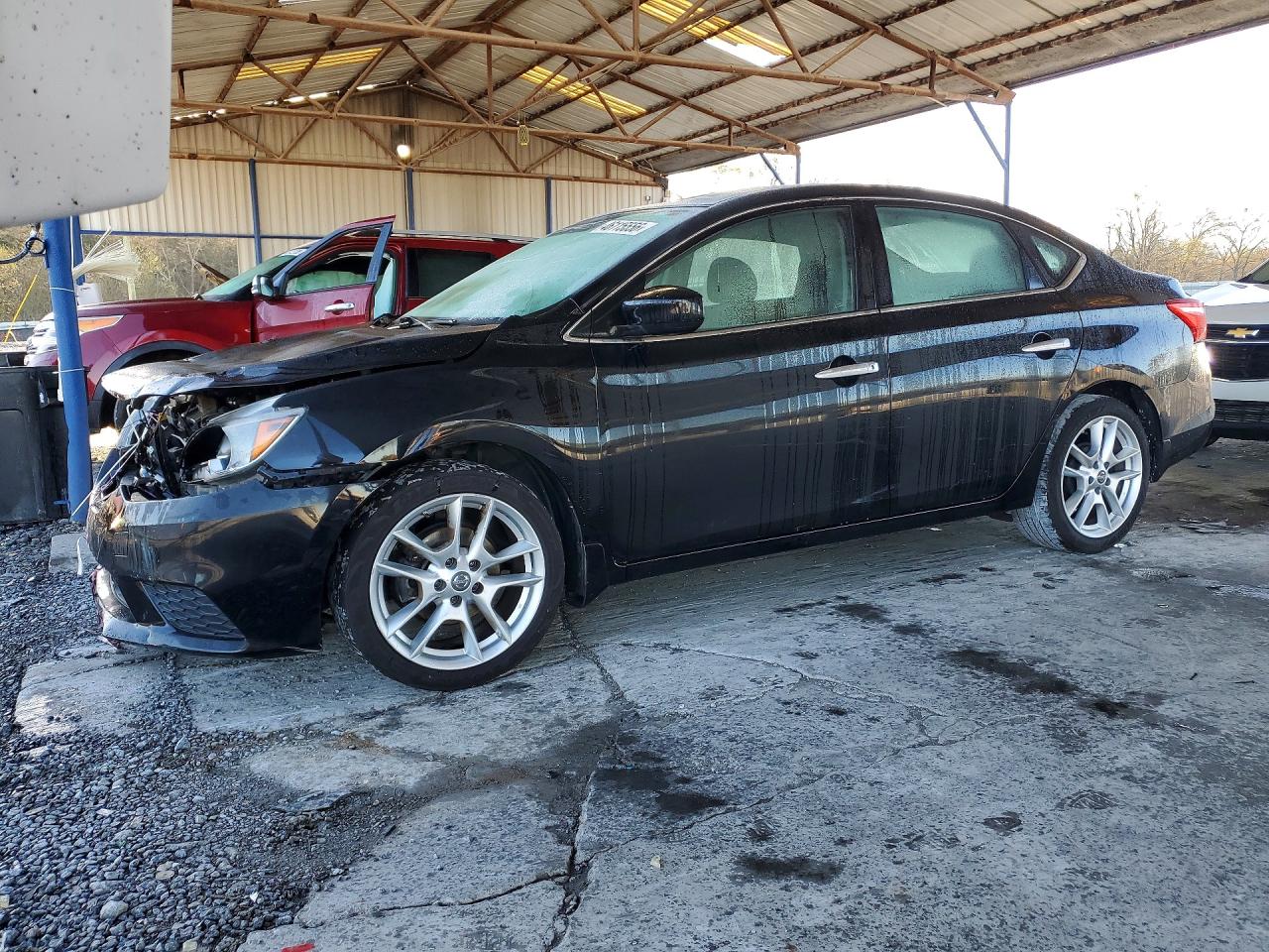 2019 Nissan Sentra S Черный vin: 3N1AB7AP0KY388345