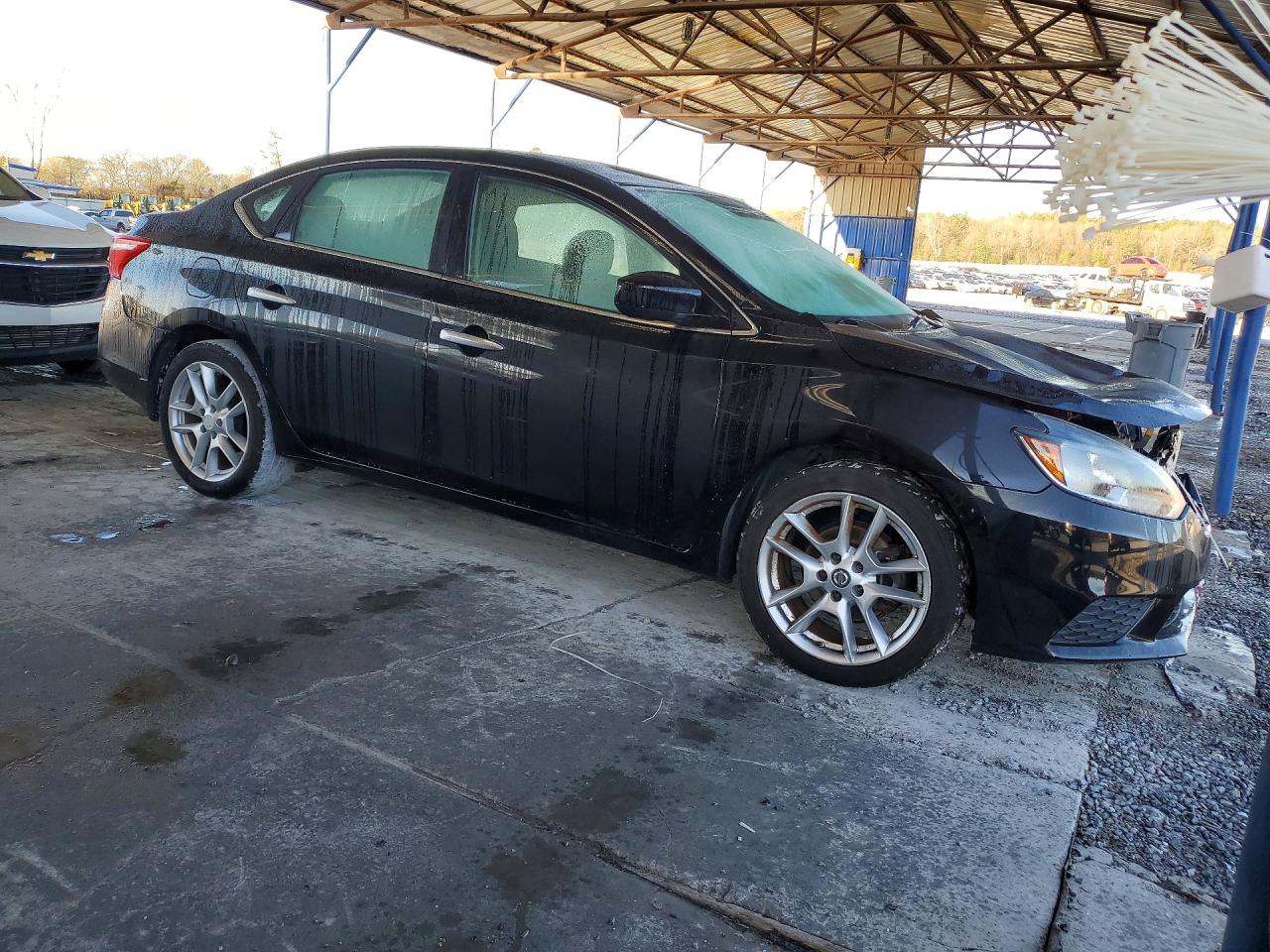 2019 Nissan Sentra S Черный vin: 3N1AB7AP0KY388345
