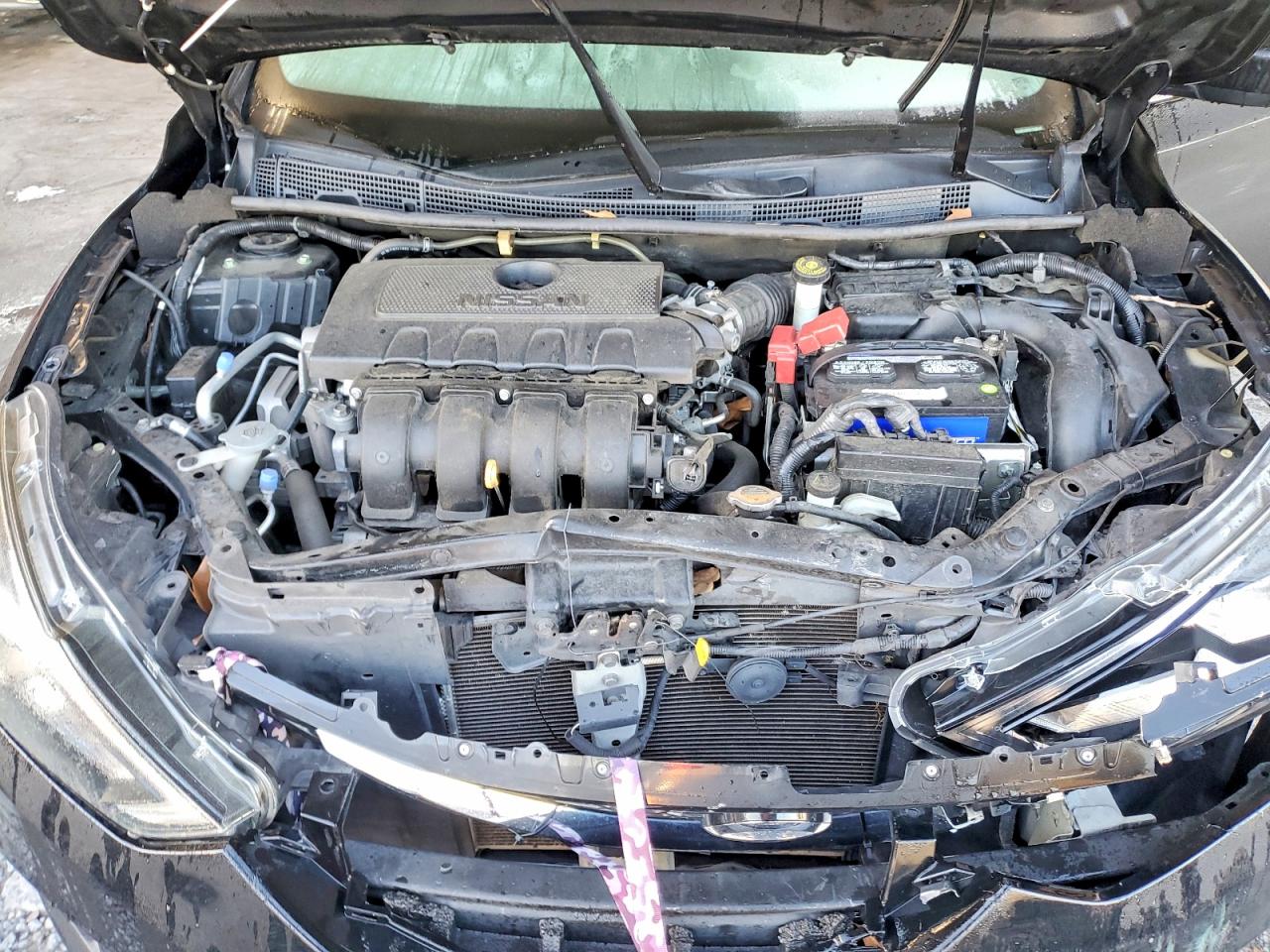 2019 Nissan Sentra S Черный vin: 3N1AB7AP0KY388345