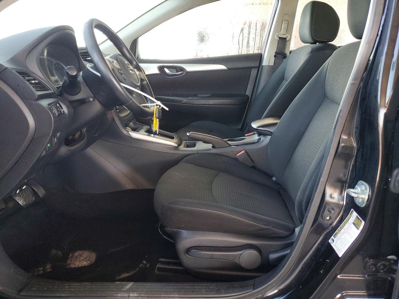 2019 Nissan Sentra S Черный vin: 3N1AB7AP0KY388345