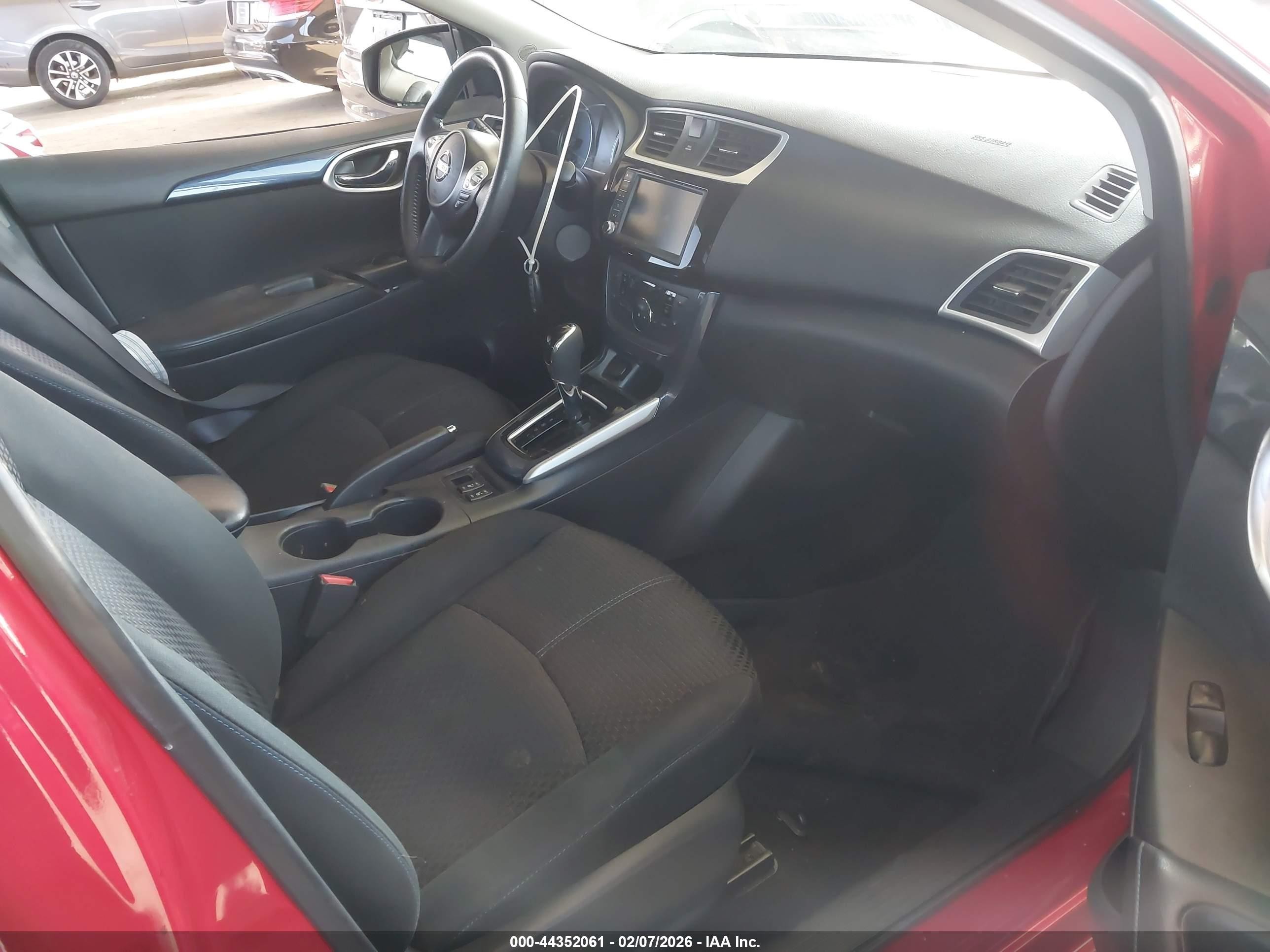 2019 Nissan Sentra Sr Red vin: 3N1AB7AP0KY408237