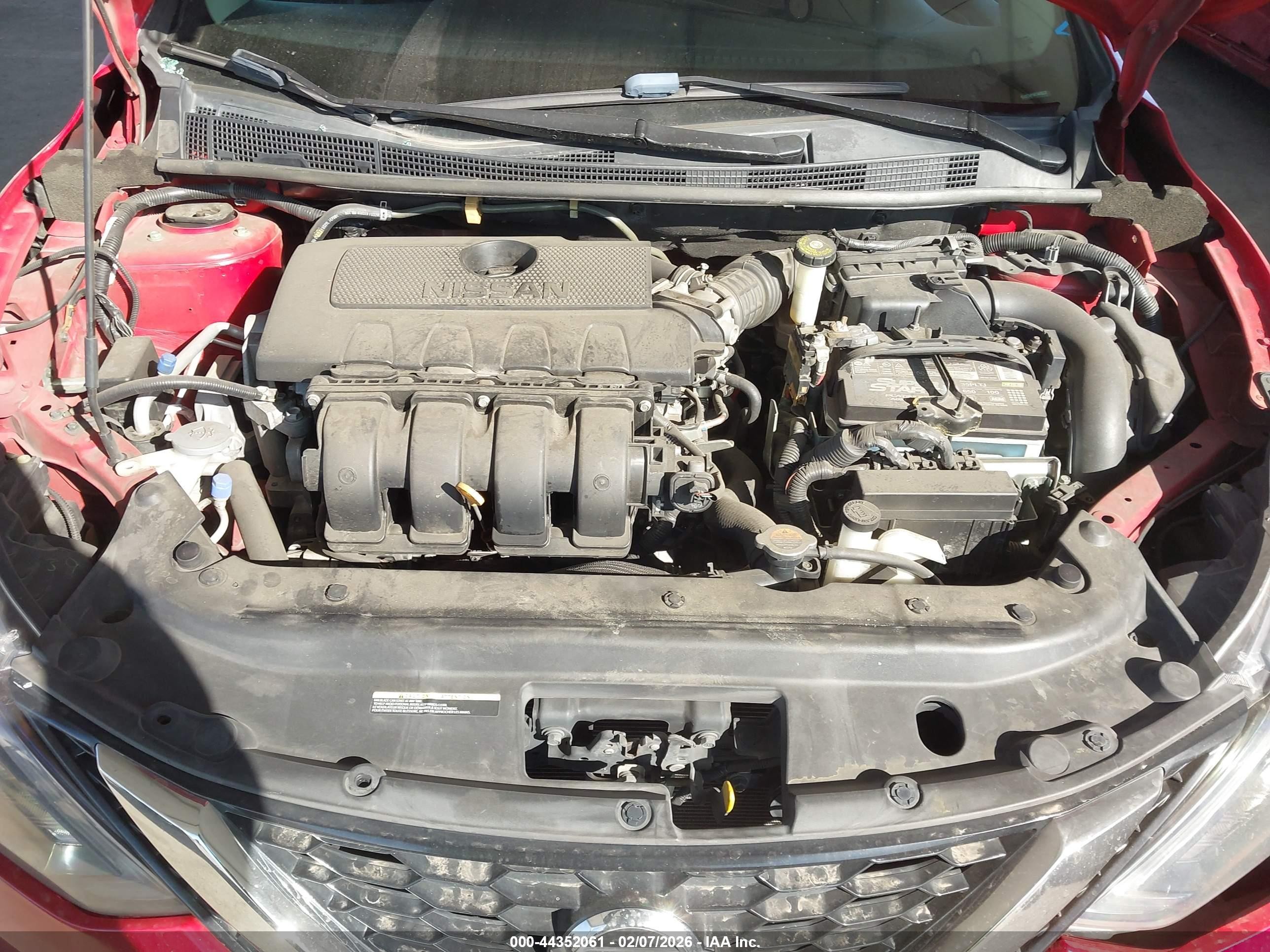 2019 Nissan Sentra Sr Red vin: 3N1AB7AP0KY408237