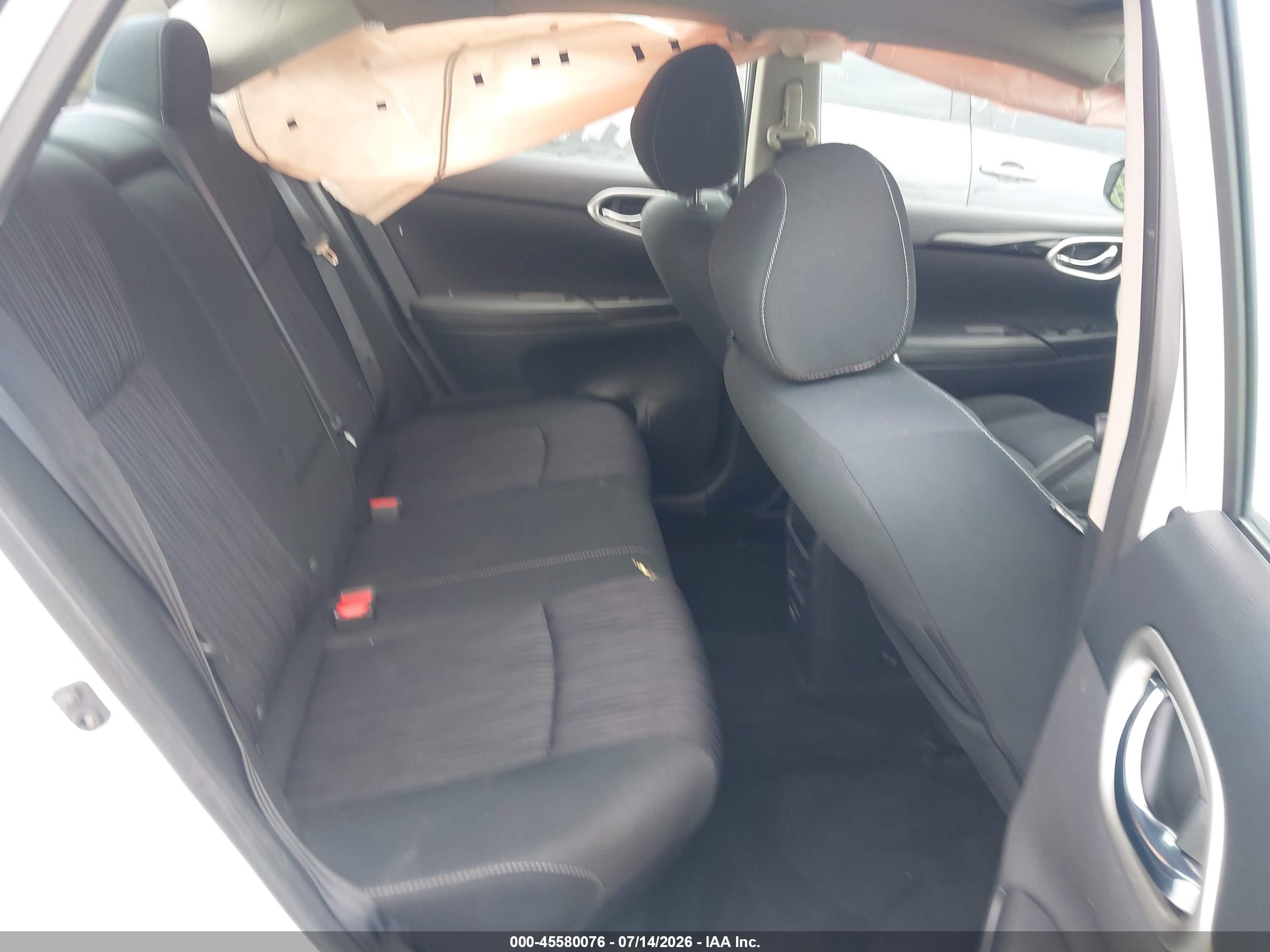 2019 Nissan Sentra Sv White vin: 3N1AB7AP0KY423742
