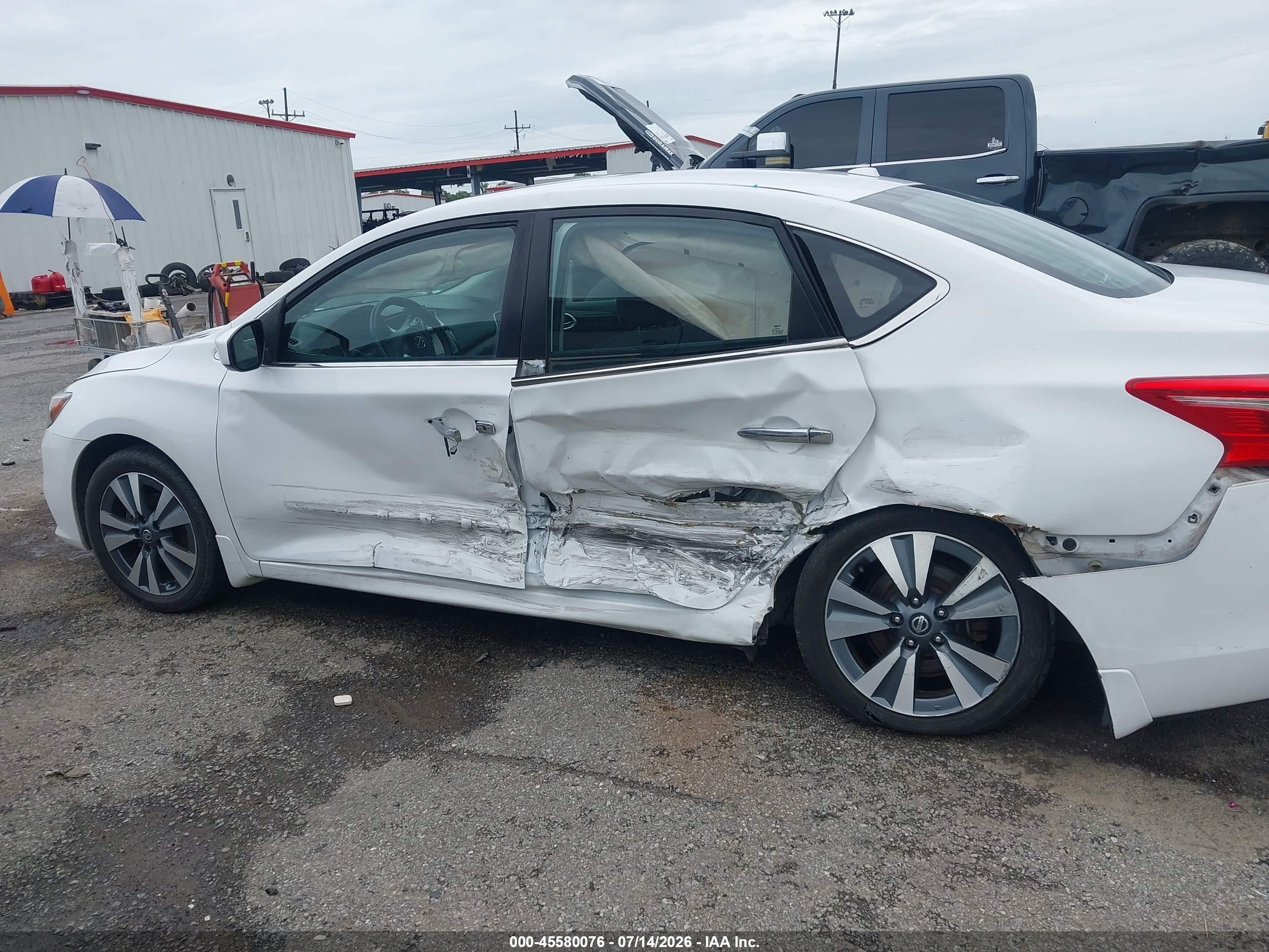 2019 Nissan Sentra Sv White vin: 3N1AB7AP0KY423742