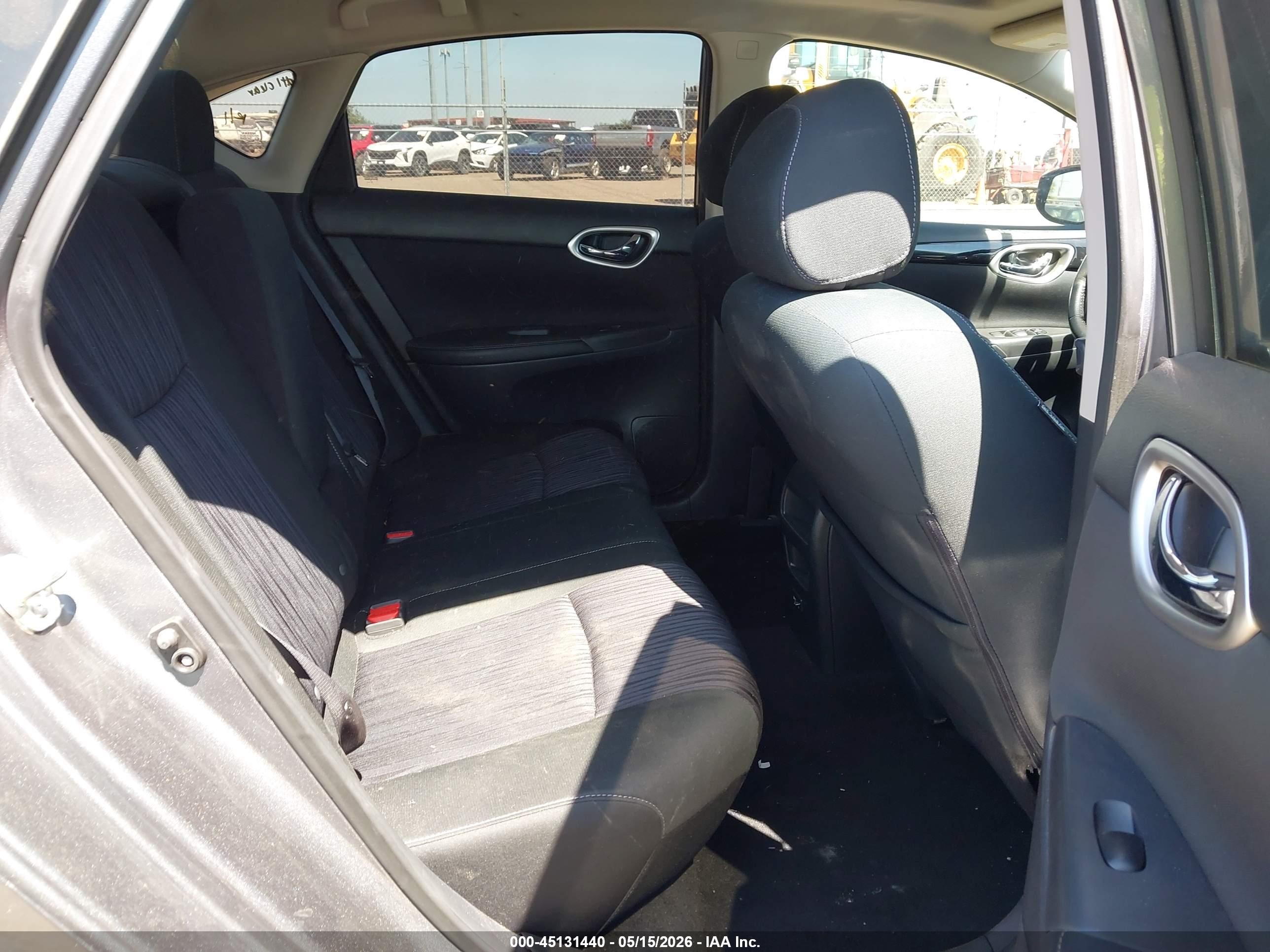 2019 Nissan Sentra Sv Серый vin: 3N1AB7AP0KY447961