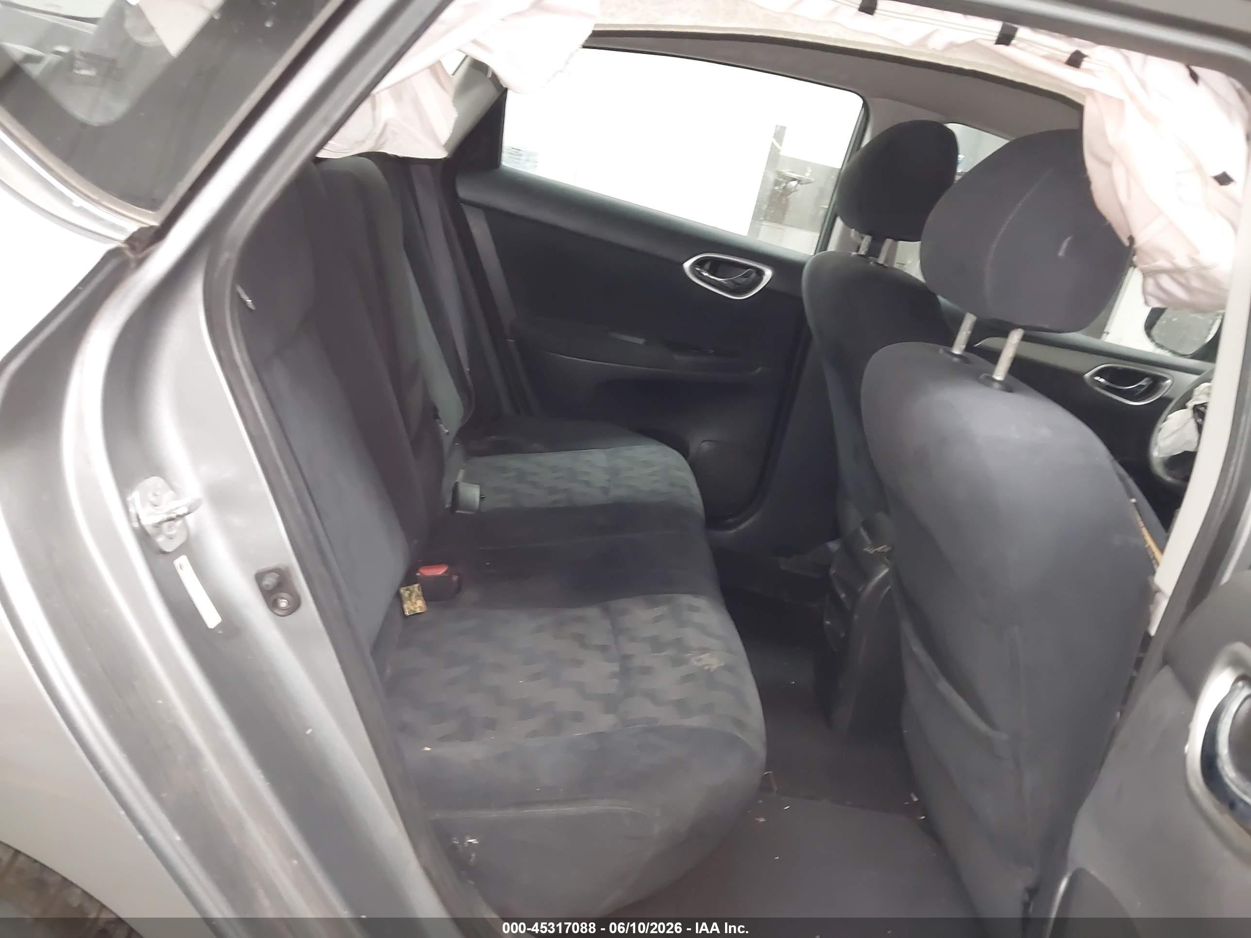 2013 Nissan Sentra Sv Gray vin: 3N1AB7AP1DL606244