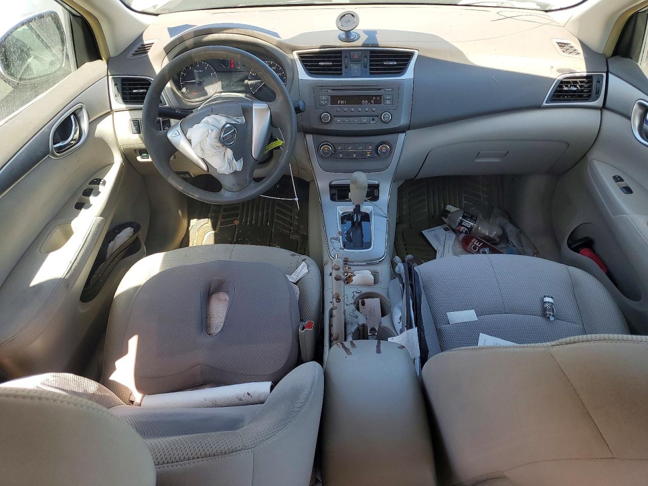 2013 Nissan Sentra S Серебряный vin: 3N1AB7AP1DL619933