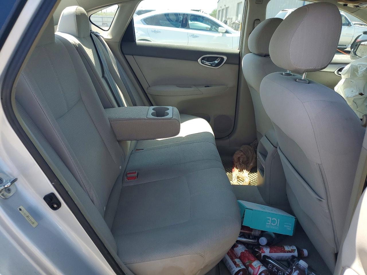 2013 Nissan Sentra S Серебряный vin: 3N1AB7AP1DL619933