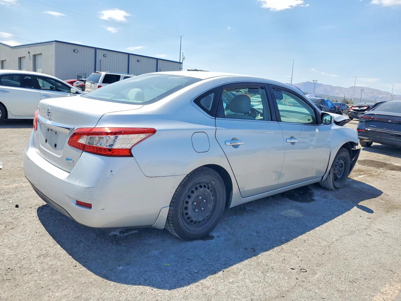2013 Nissan Sentra S Серебряный vin: 3N1AB7AP1DL619933