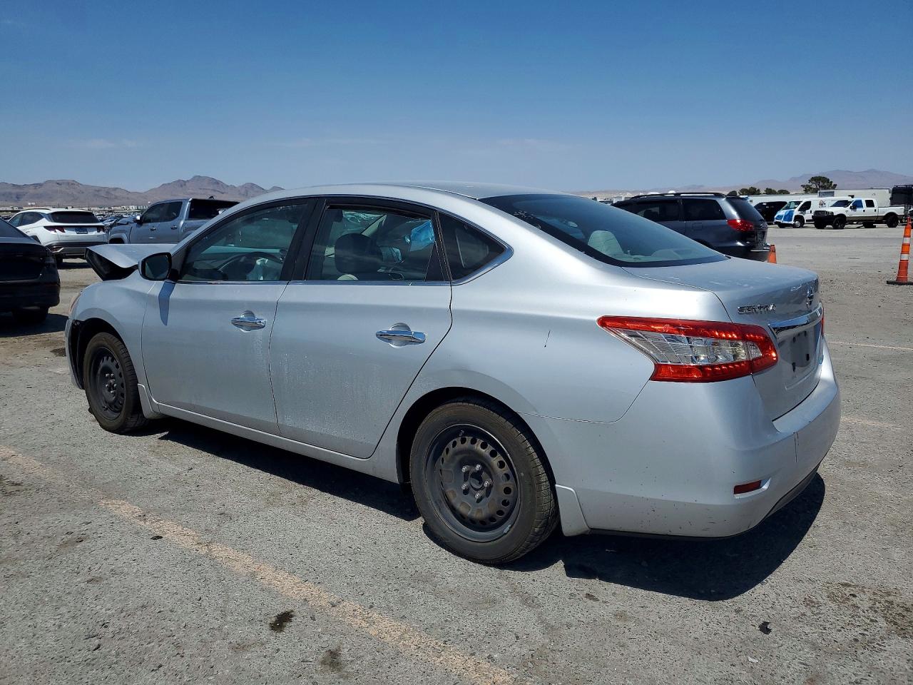 2013 Nissan Sentra S Серебряный vin: 3N1AB7AP1DL619933