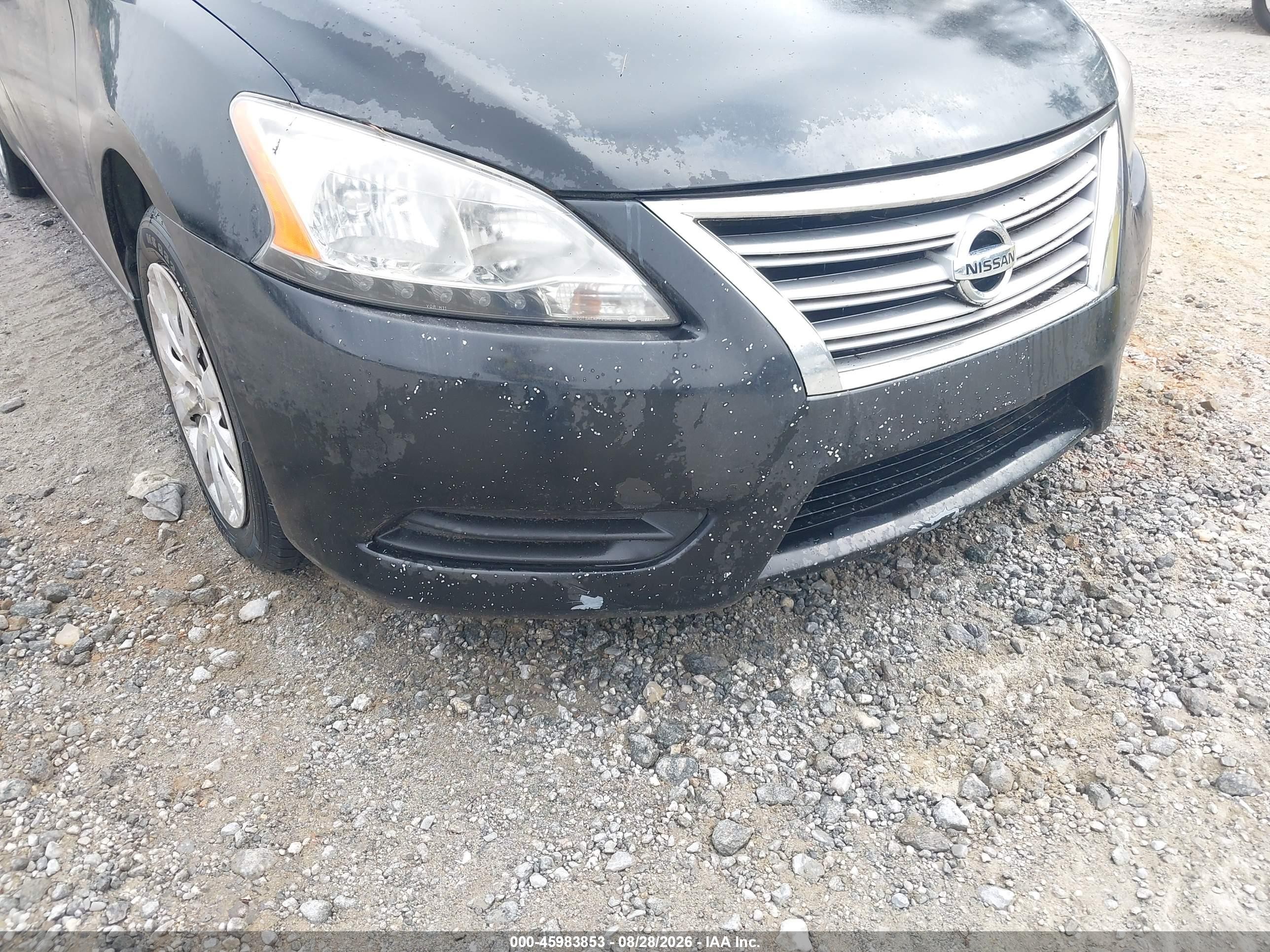 2013 Nissan Sentra Sv Black vin: 3N1AB7AP1DL643052