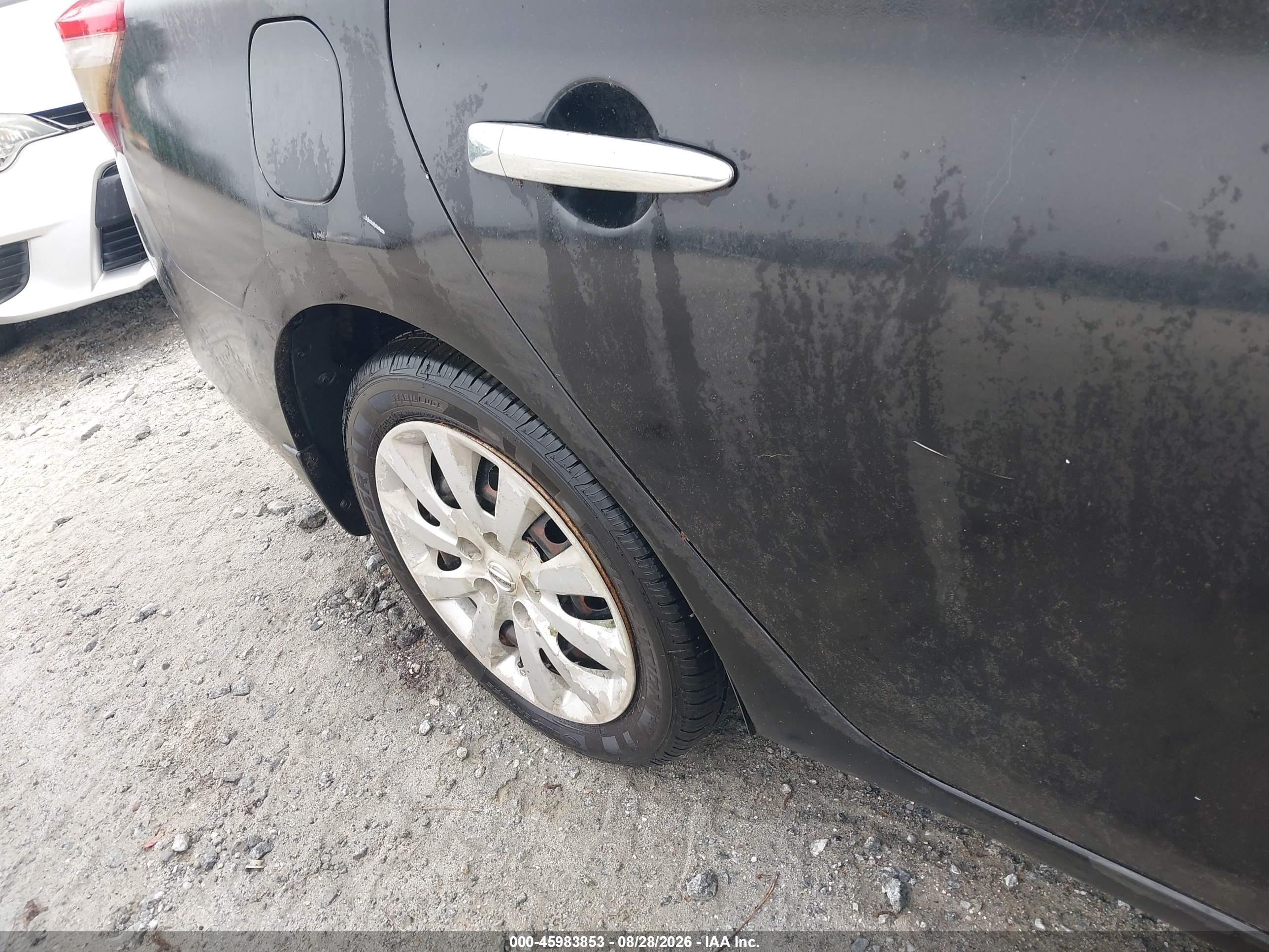 2013 Nissan Sentra Sv Black vin: 3N1AB7AP1DL643052
