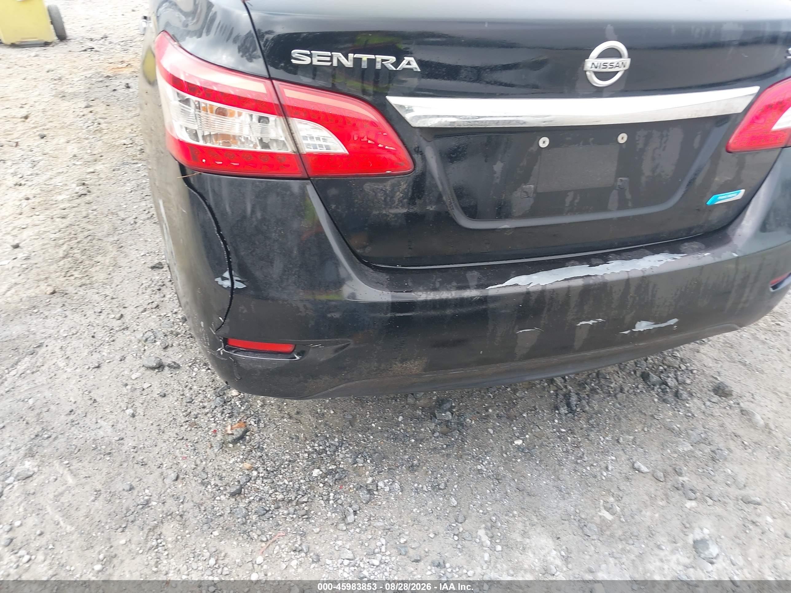 2013 Nissan Sentra Sv Black vin: 3N1AB7AP1DL643052