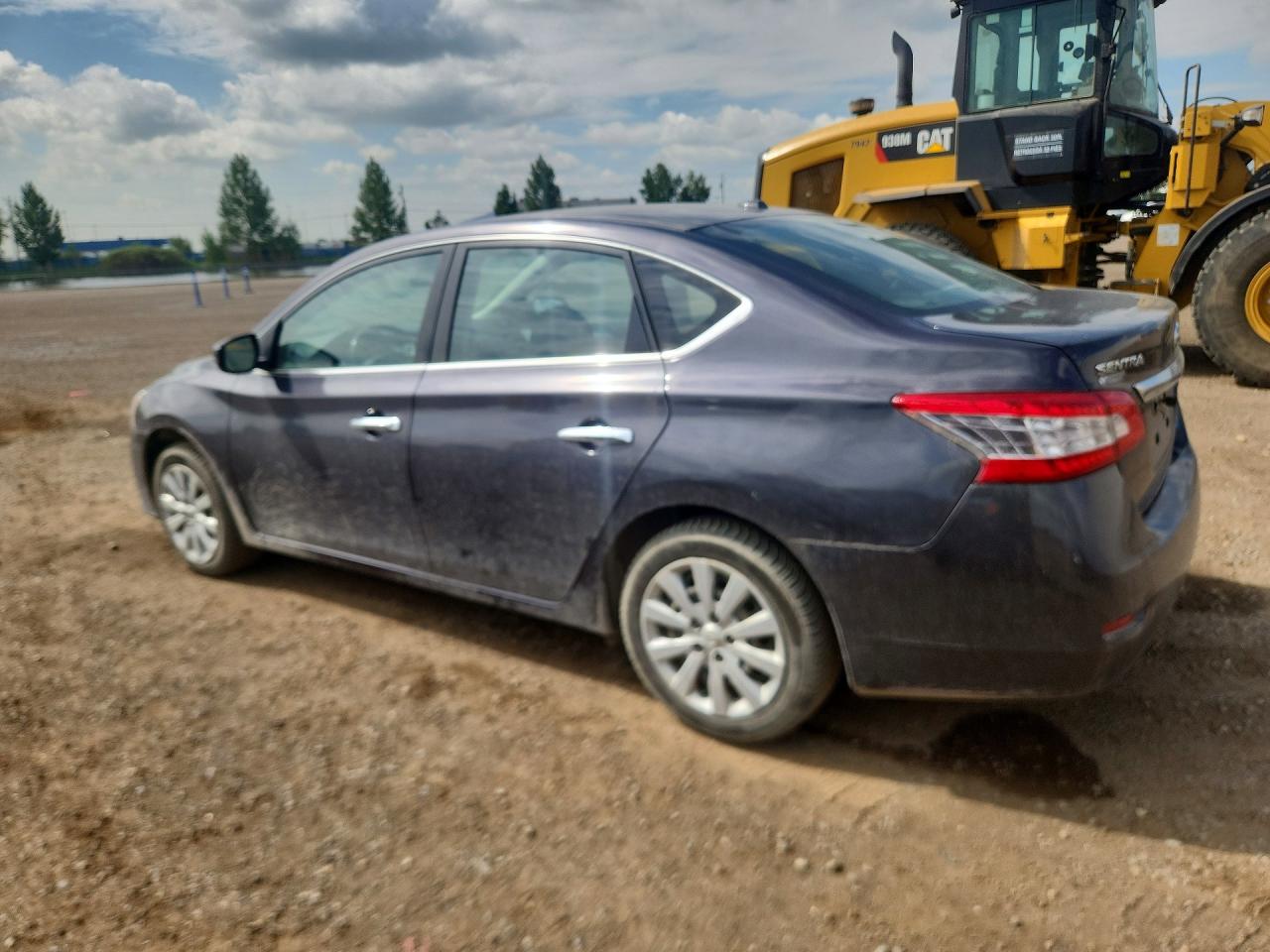 2013 Nissan Sentra S Gray vin: 3N1AB7AP1DL651085
