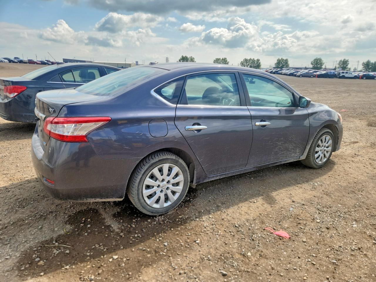 2013 Nissan Sentra S Gray vin: 3N1AB7AP1DL651085