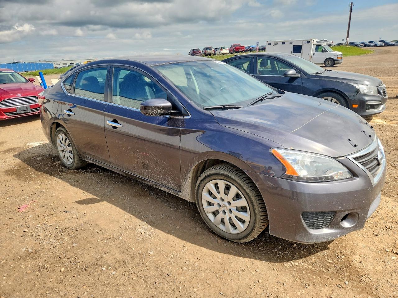 2013 Nissan Sentra S Gray vin: 3N1AB7AP1DL651085