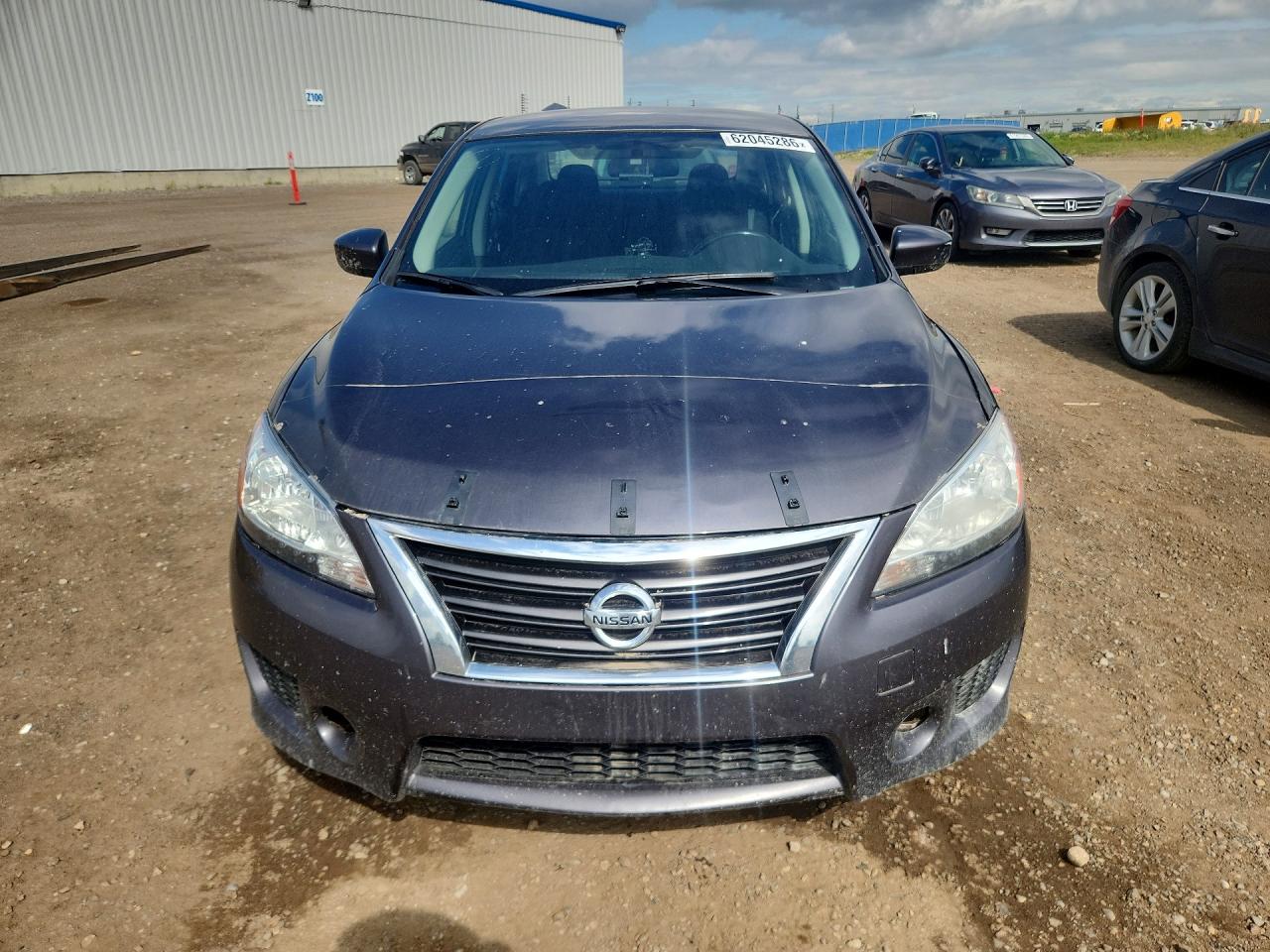 2013 Nissan Sentra S Gray vin: 3N1AB7AP1DL651085