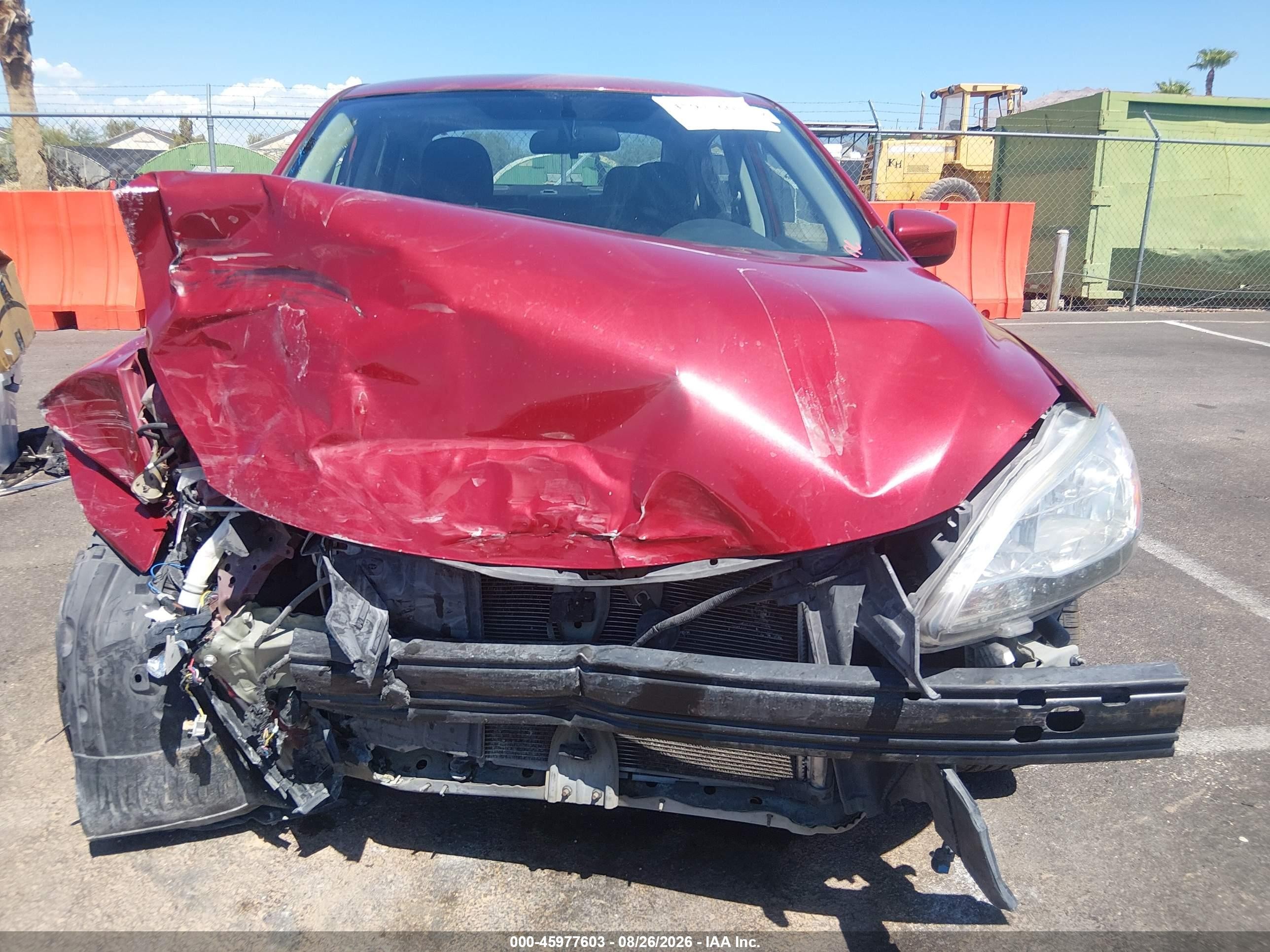 2013 Nissan Sentra Sr Red vin: 3N1AB7AP1DL659963