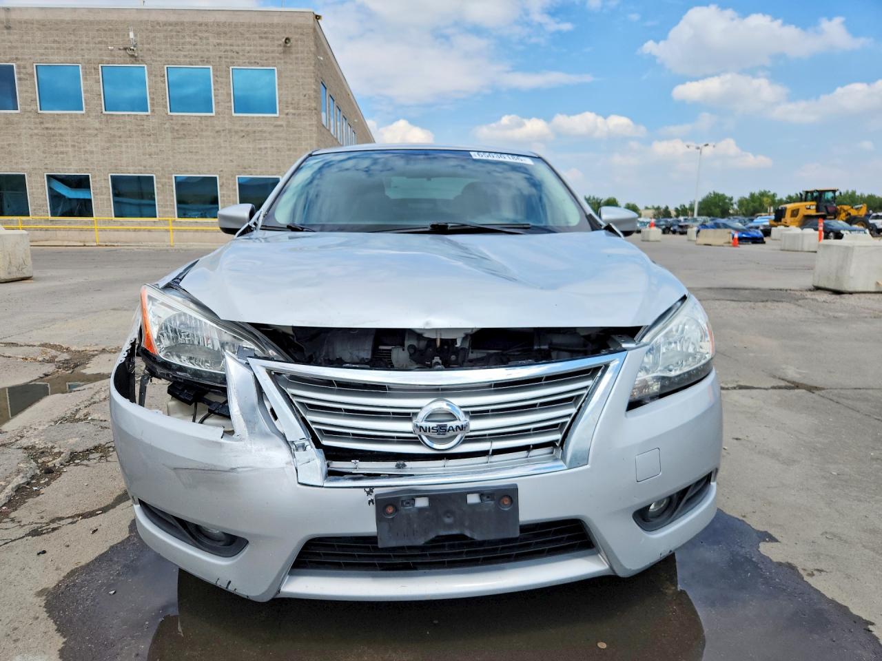 2013 Nissan Sentra S Silver vin: 3N1AB7AP1DL668470