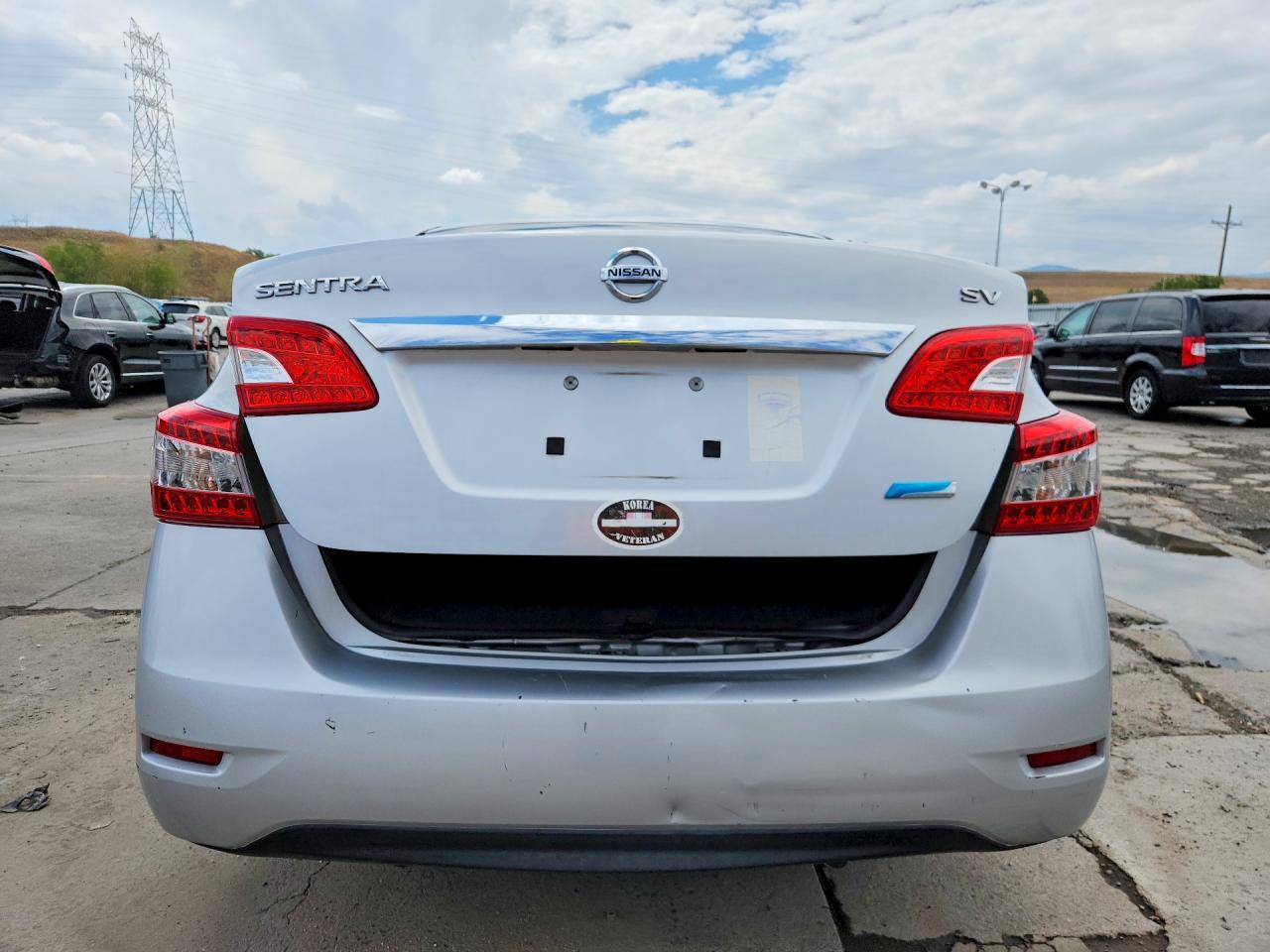 2013 Nissan Sentra S Silver vin: 3N1AB7AP1DL668470