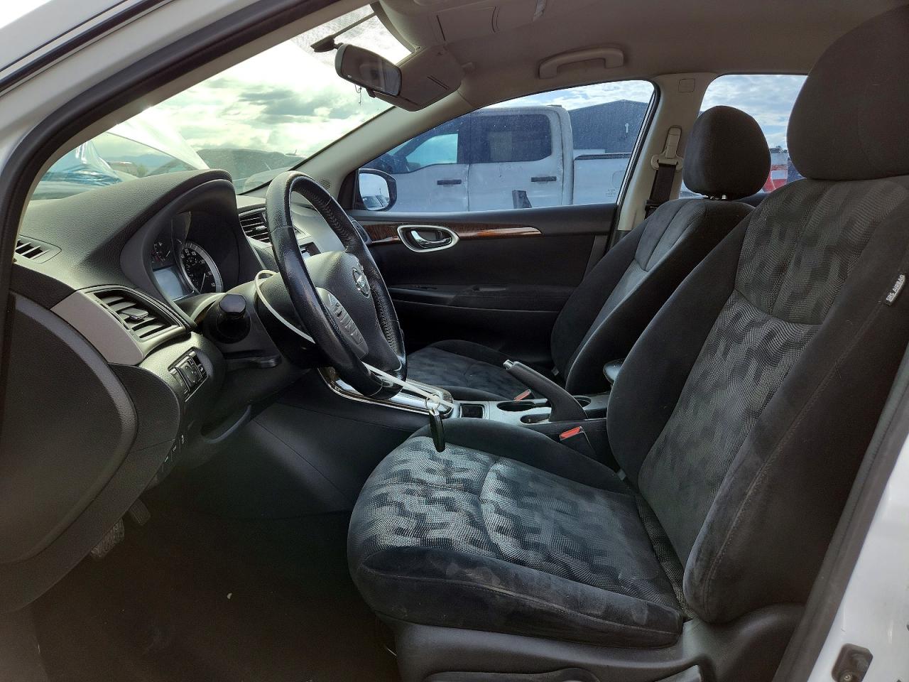 2013 Nissan Sentra S White vin: 3N1AB7AP1DL683034