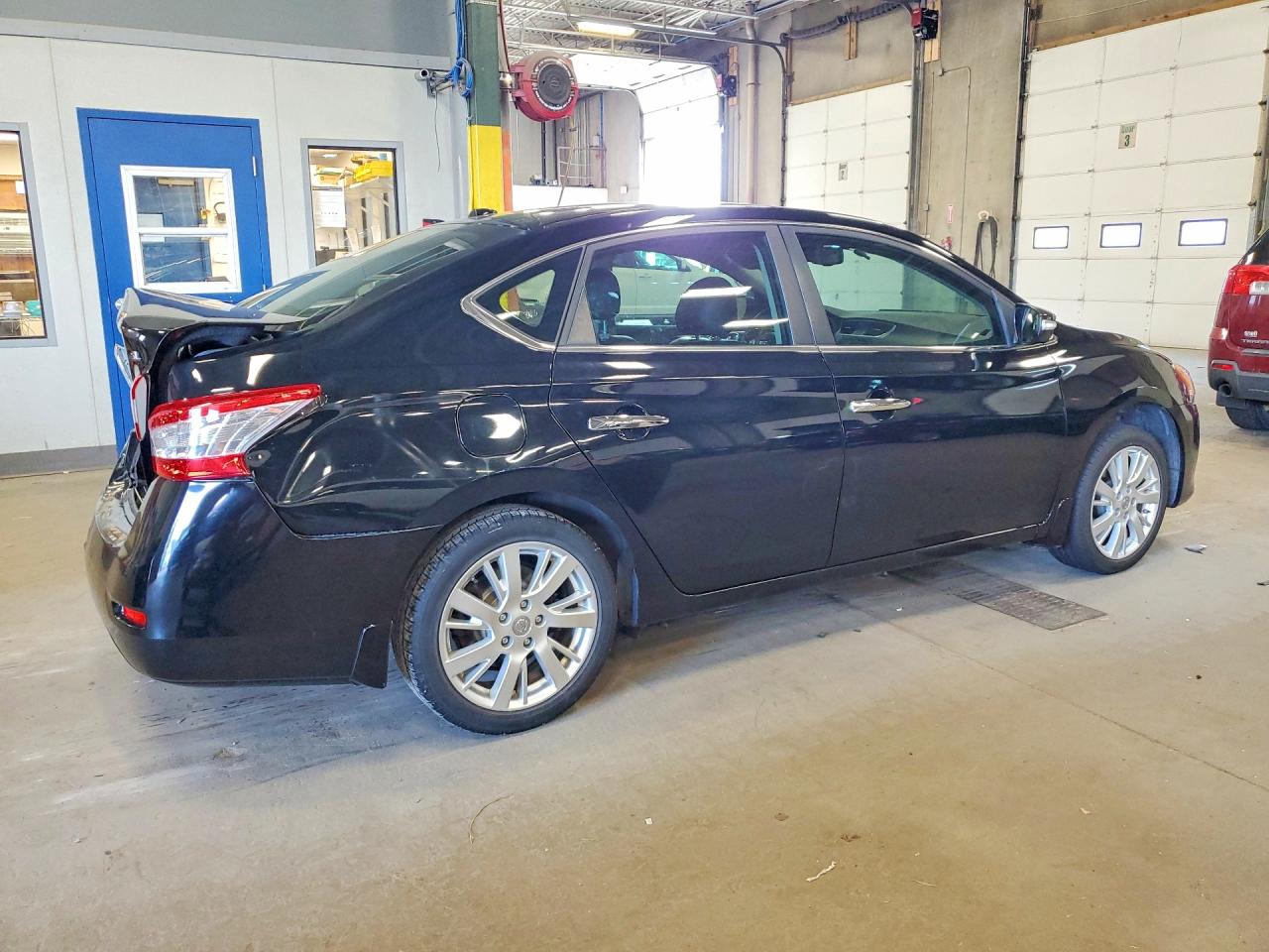 2013 Nissan Sentra S Black vin: 3N1AB7AP1DL691862