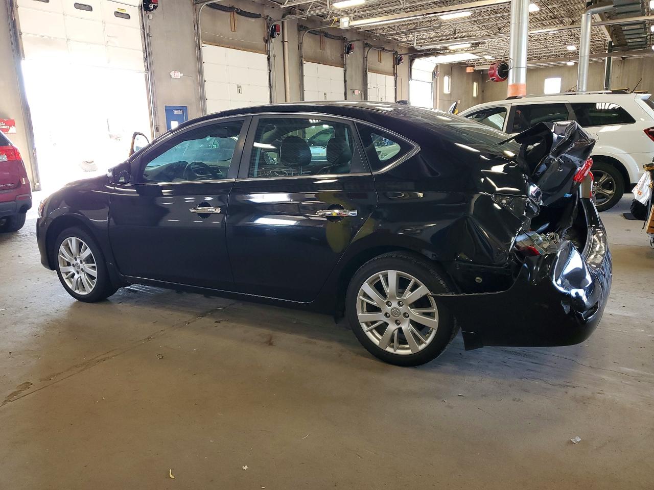 2013 Nissan Sentra S Black vin: 3N1AB7AP1DL691862