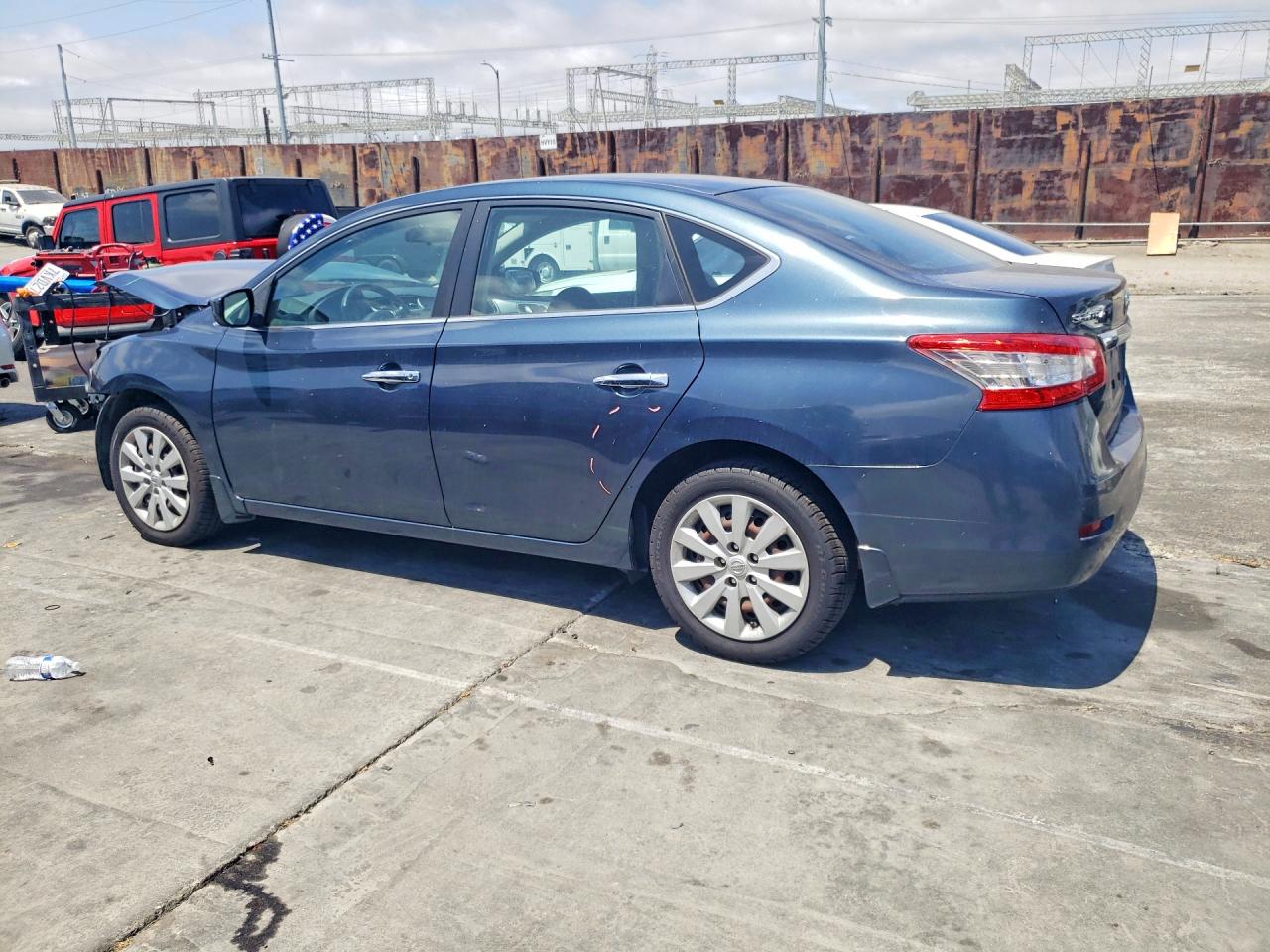 2013 Nissan Sentra S Blue vin: 3N1AB7AP1DL692882