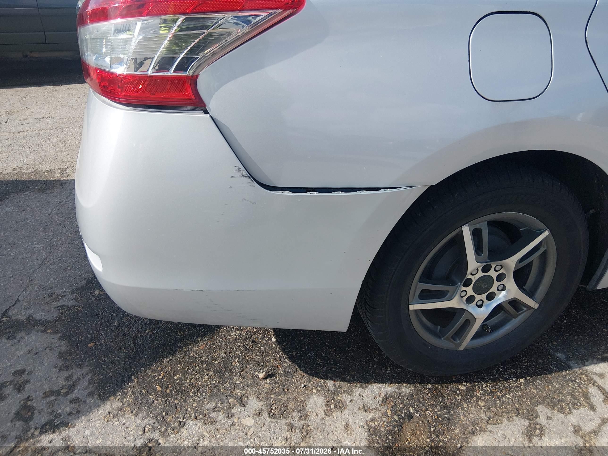 2013 Nissan Sentra Sv Серебряный vin: 3N1AB7AP1DL696365