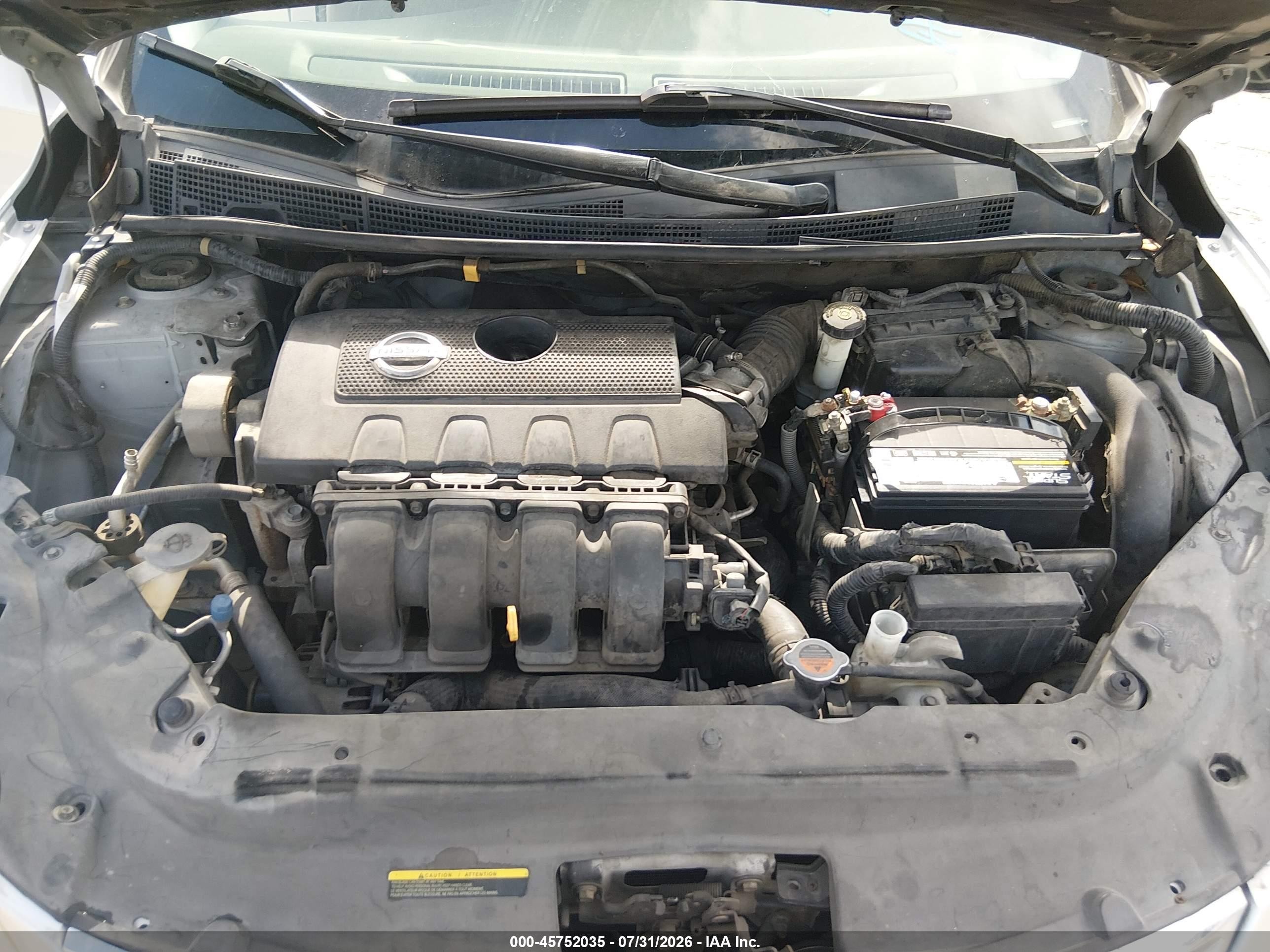 2013 Nissan Sentra Sv Серебряный vin: 3N1AB7AP1DL696365