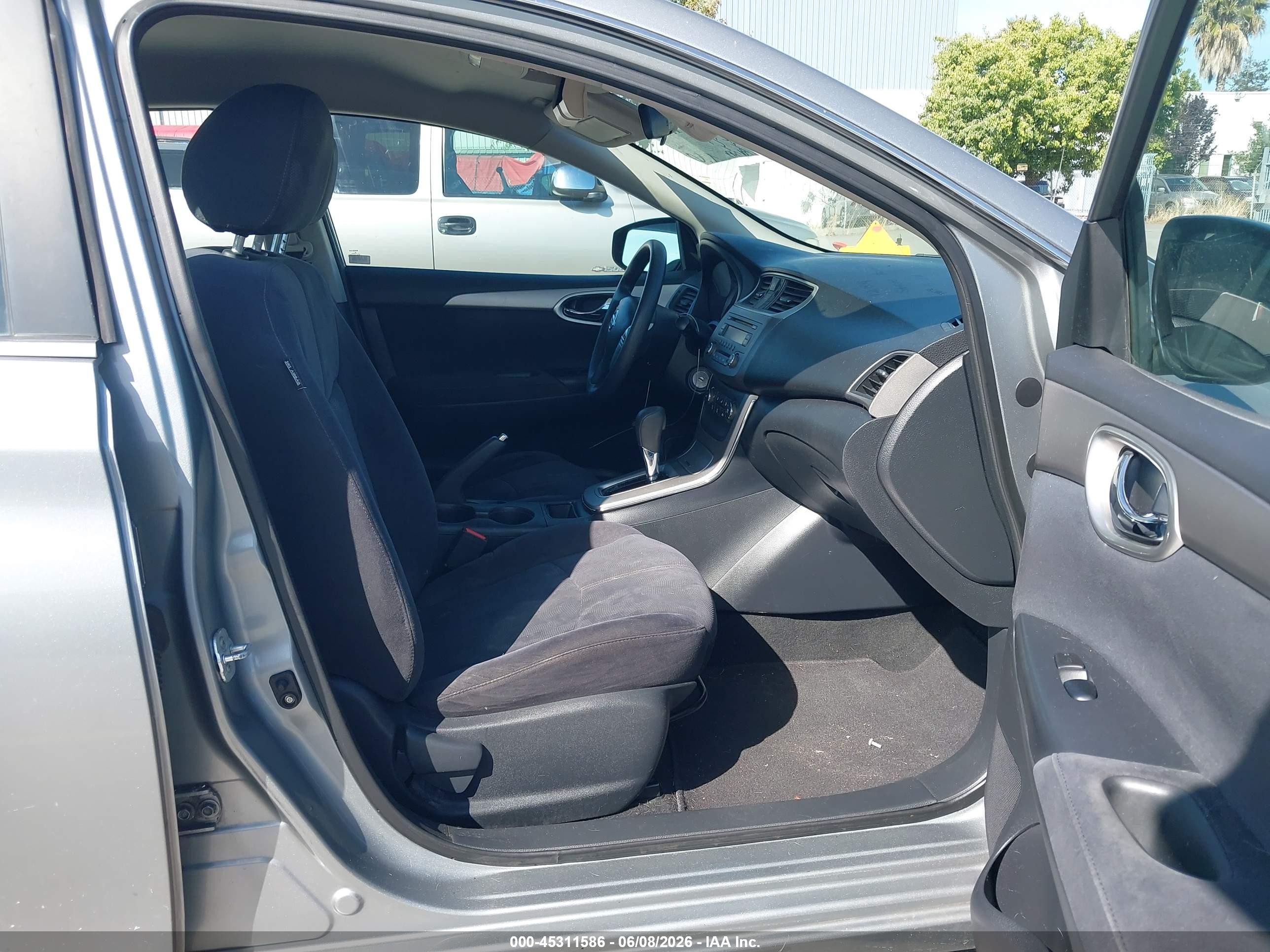 2013 Nissan Sentra Sv Gray vin: 3N1AB7AP1DL699959