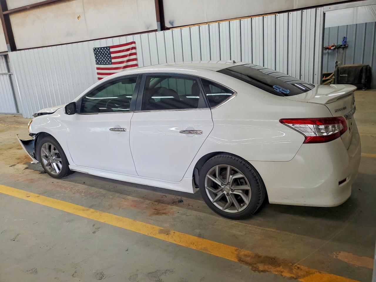 2013 Nissan Sentra S White vin: 3N1AB7AP1DL710636