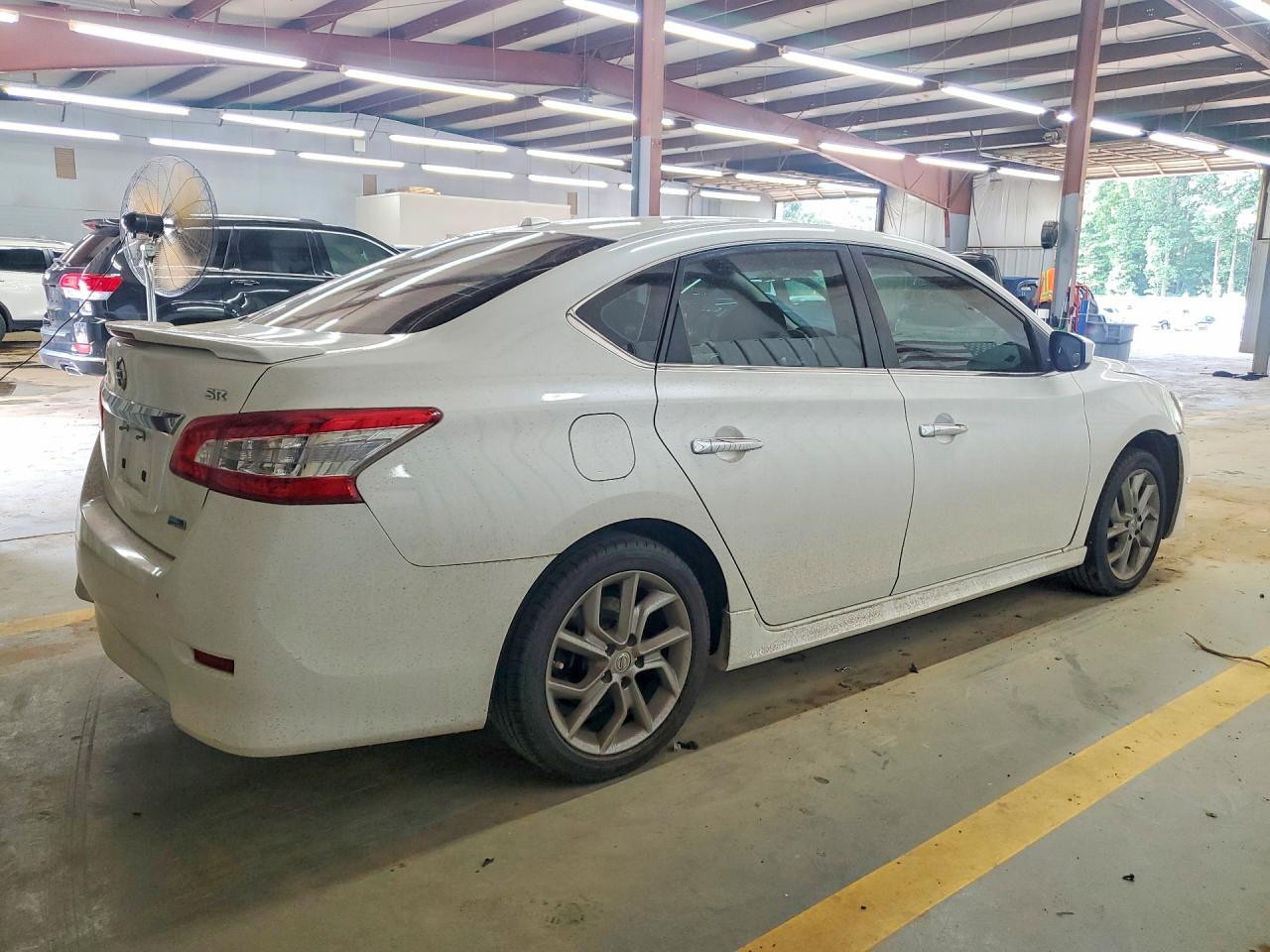 2013 Nissan Sentra S White vin: 3N1AB7AP1DL710636