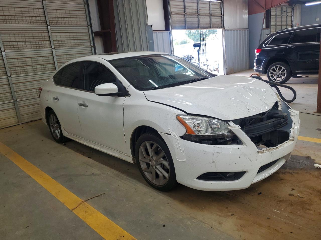 2013 Nissan Sentra S White vin: 3N1AB7AP1DL710636