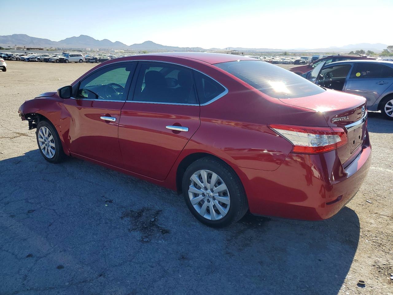 2013 Nissan Sentra S Red vin: 3N1AB7AP1DL714976