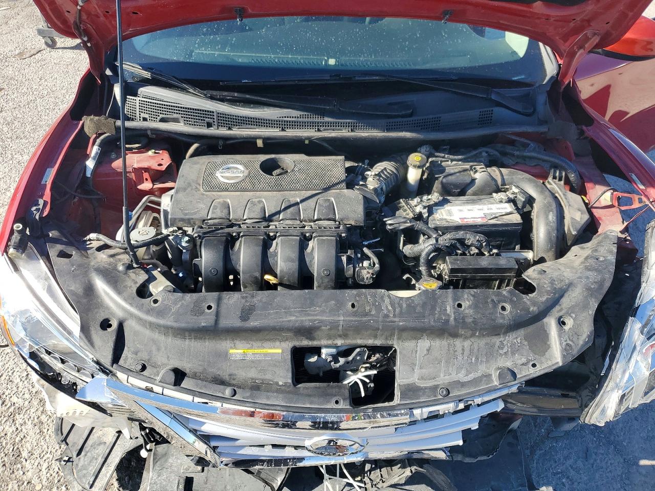 2013 Nissan Sentra S Red vin: 3N1AB7AP1DL714976