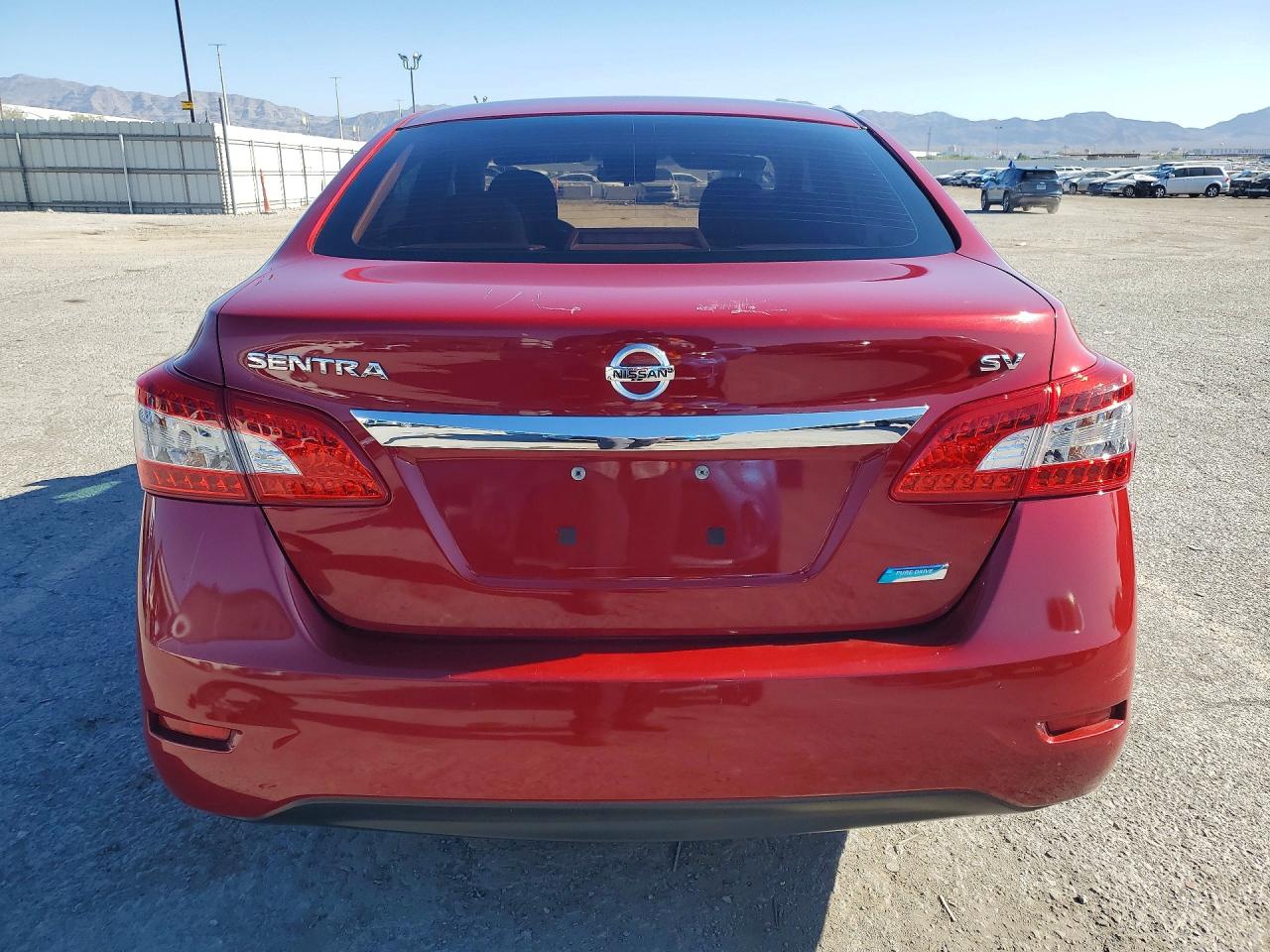2013 Nissan Sentra S Red vin: 3N1AB7AP1DL714976