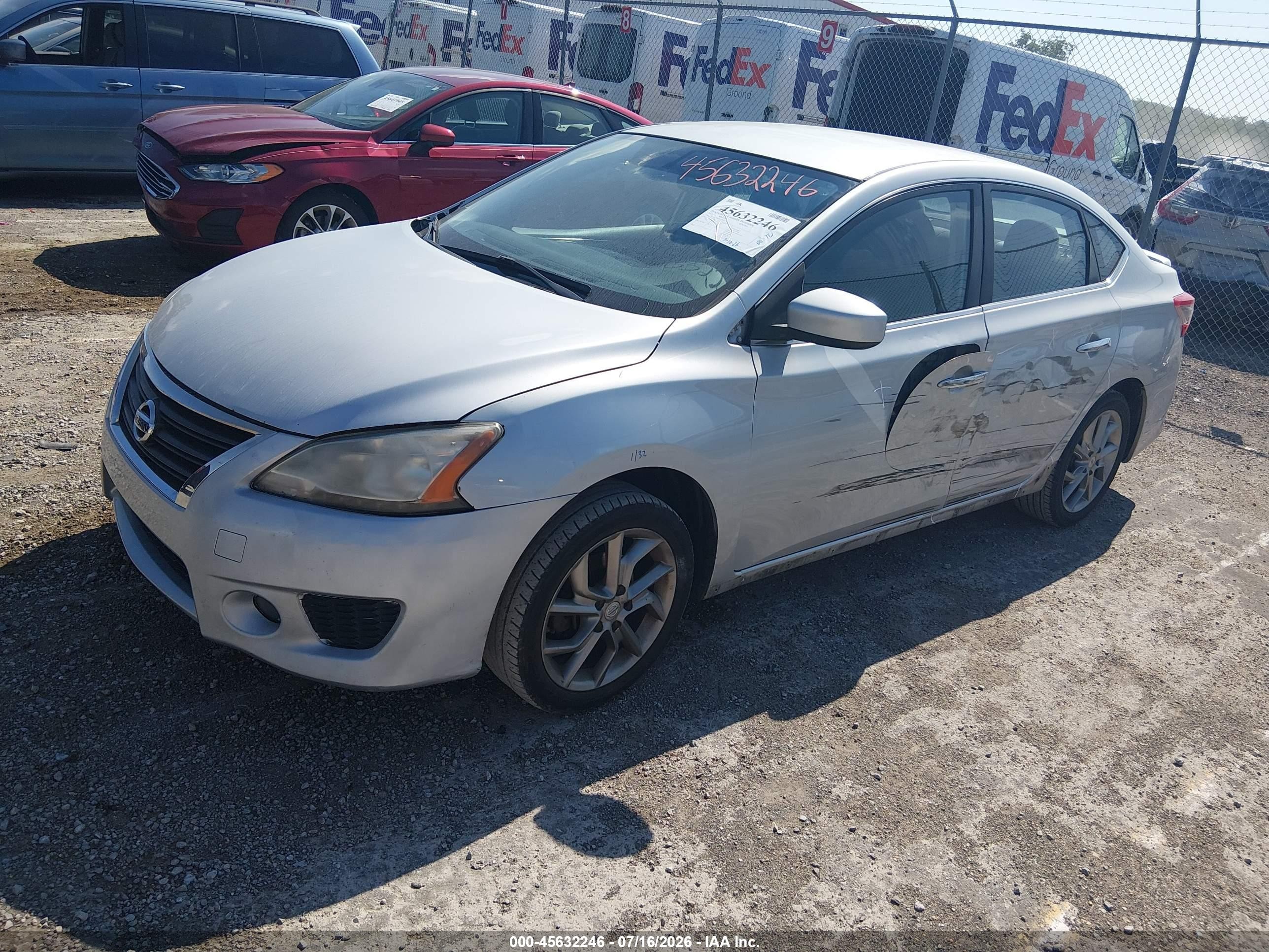 2013 Nissan Sentra Sr Silver vin: 3N1AB7AP1DL717196