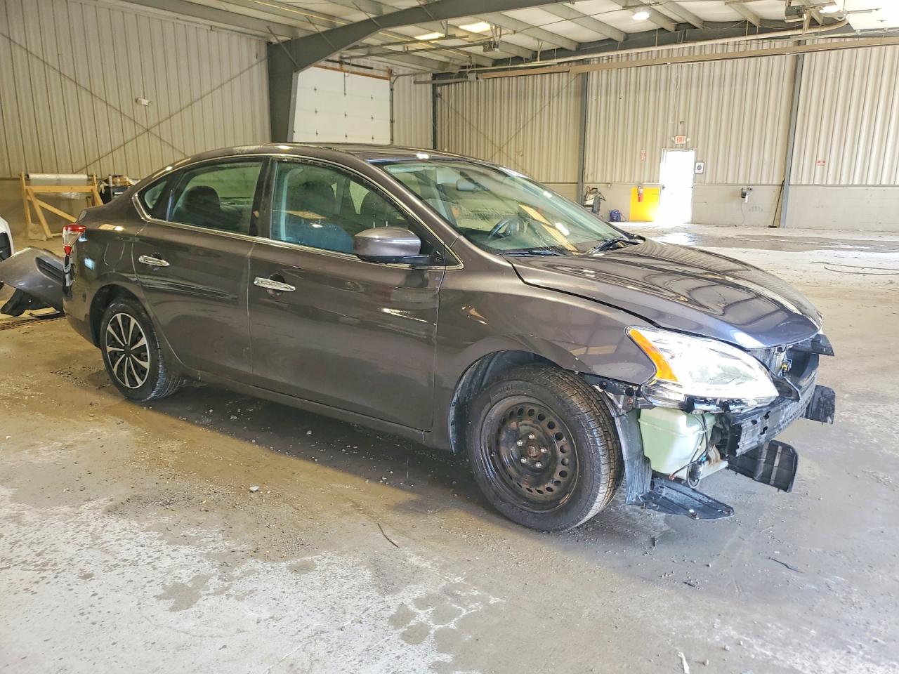 2013 Nissan Sentra S Gray vin: 3N1AB7AP1DL725055