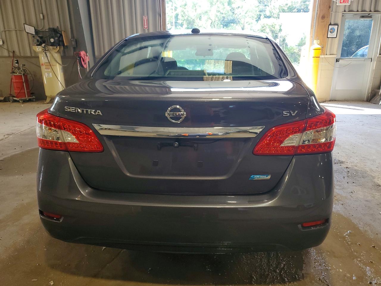 2013 Nissan Sentra S Gray vin: 3N1AB7AP1DL725055