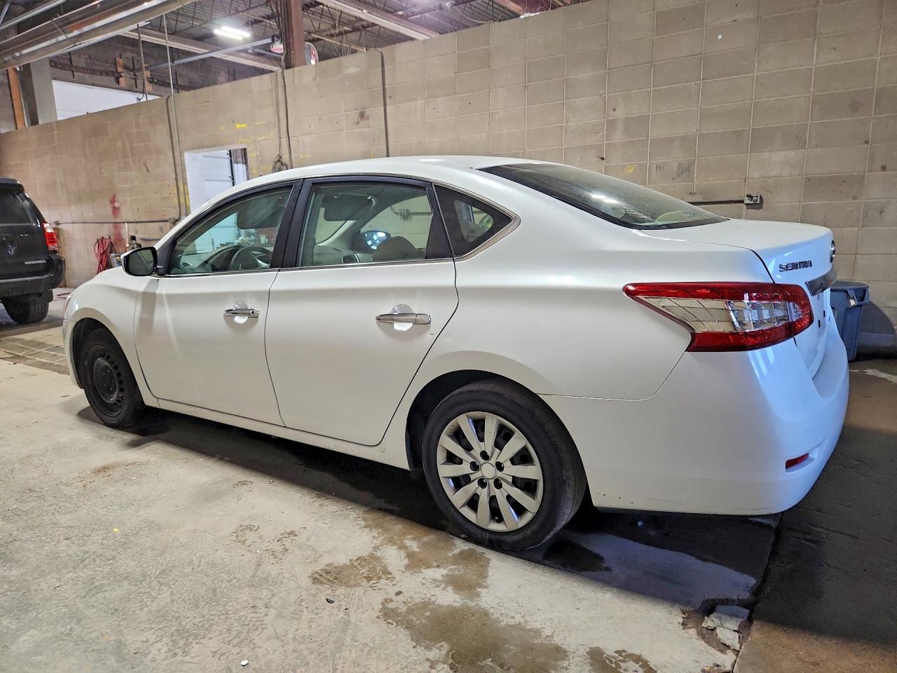 2013 Nissan Sentra S Белый vin: 3N1AB7AP1DL727324