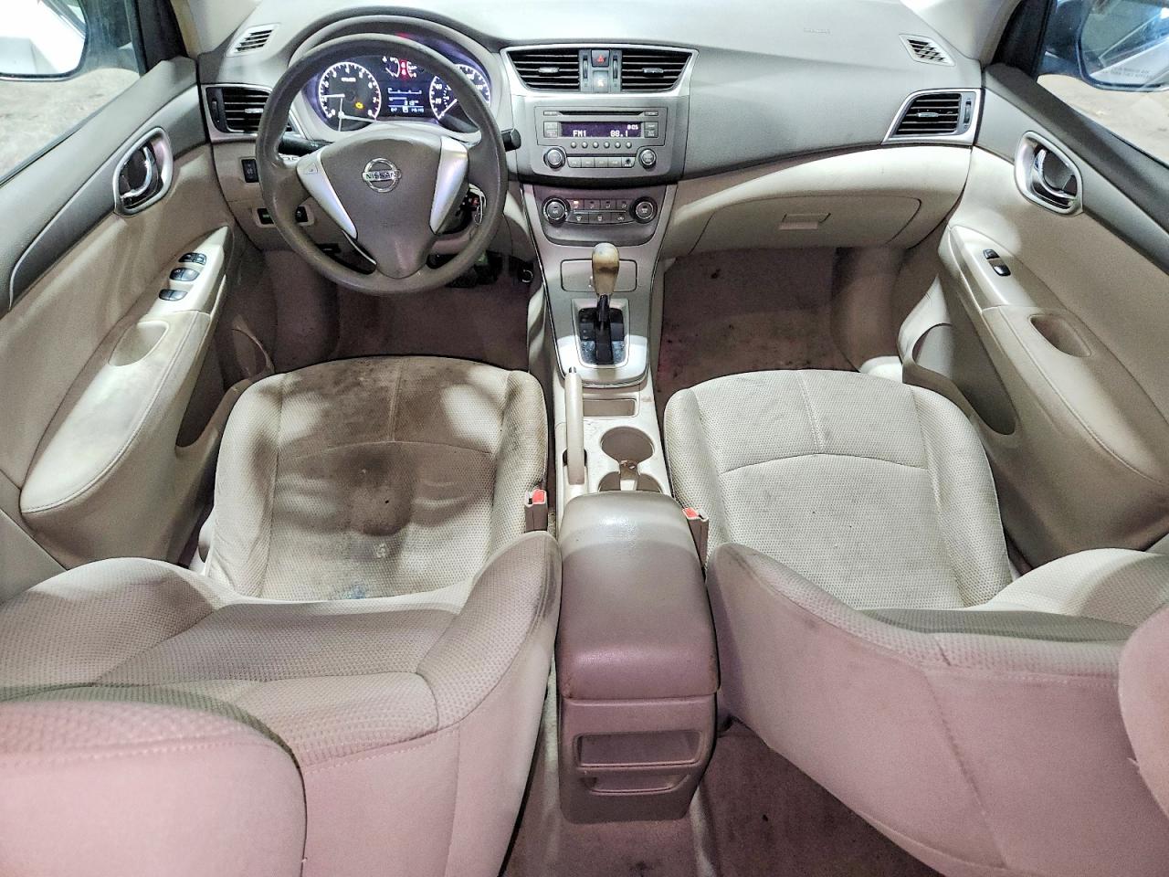 2013 Nissan Sentra S Белый vin: 3N1AB7AP1DL727324
