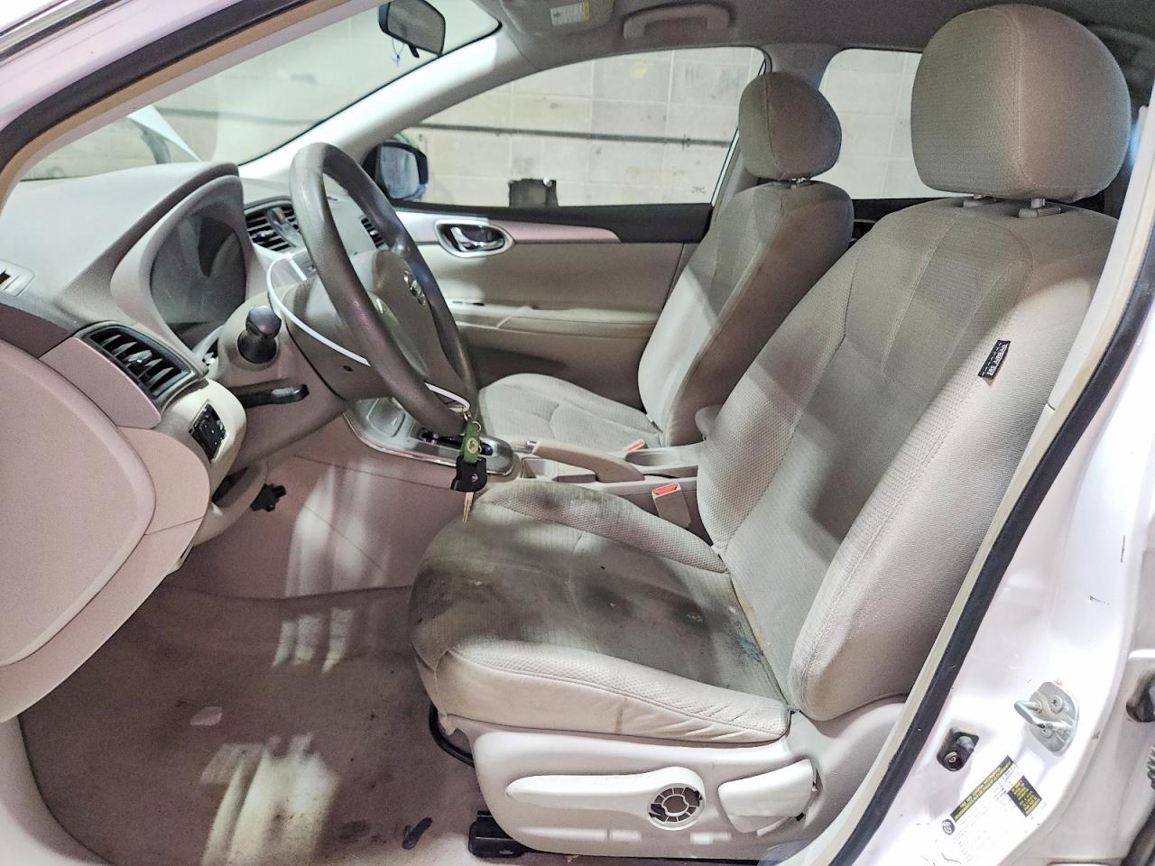 2013 Nissan Sentra S Белый vin: 3N1AB7AP1DL727324