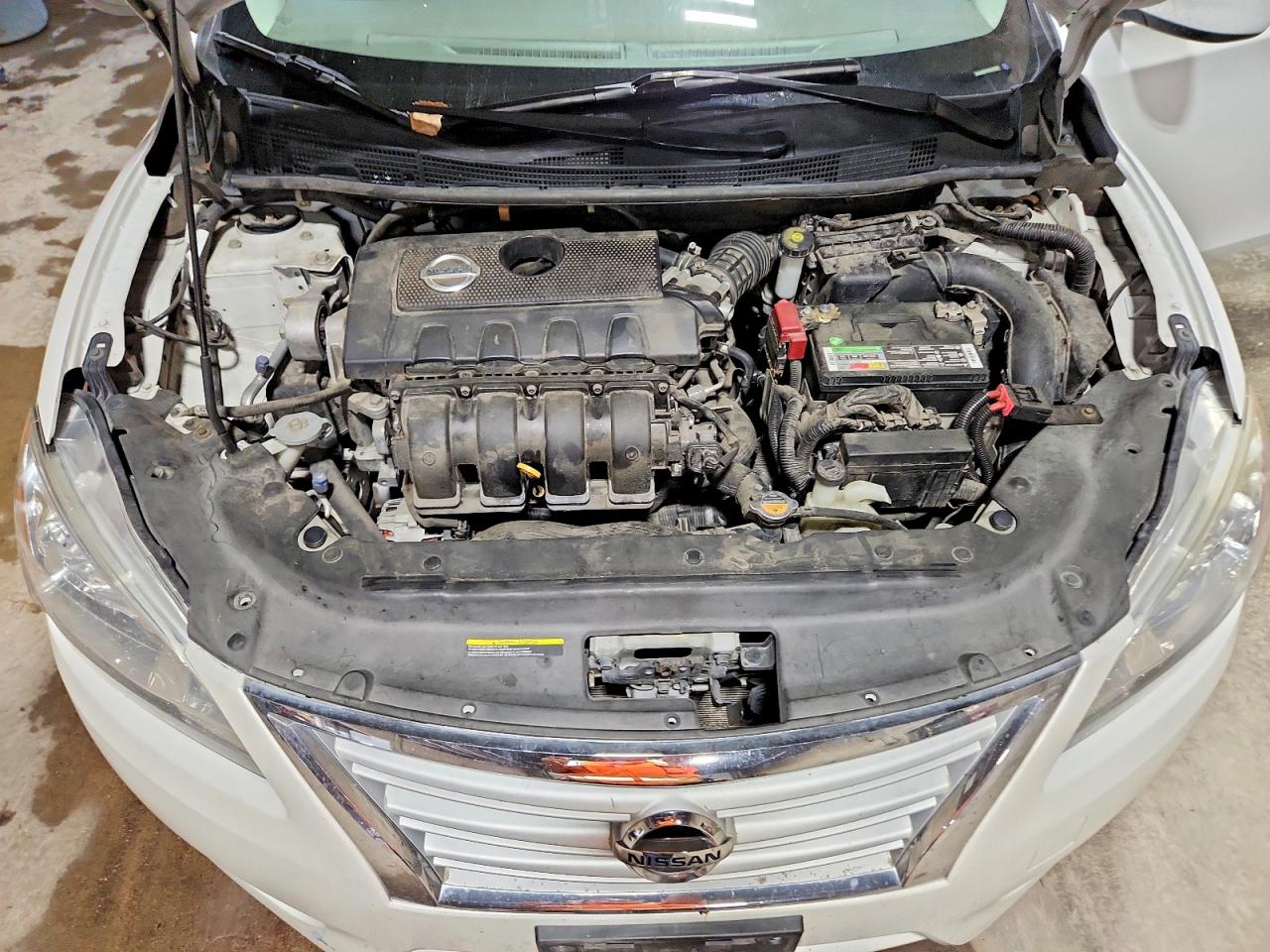 2013 Nissan Sentra S Белый vin: 3N1AB7AP1DL727324