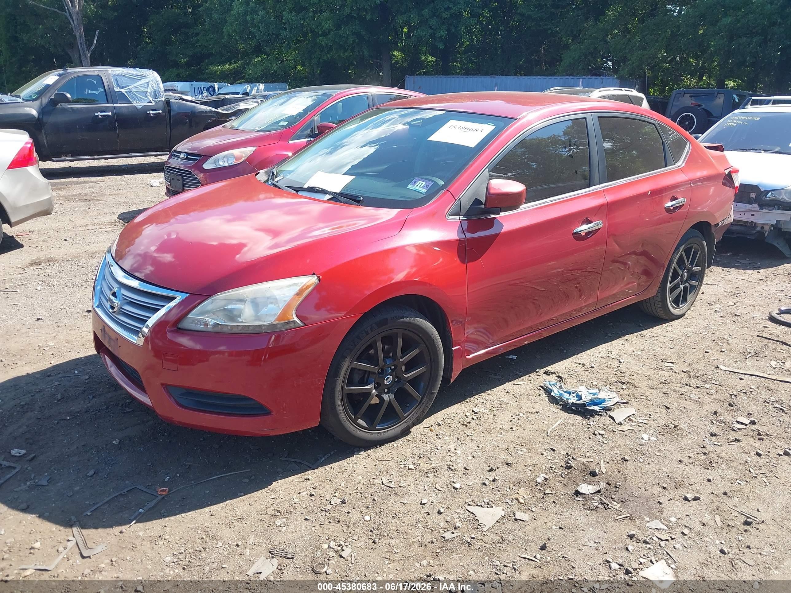 2013 Nissan Sentra S Maroon vin: 3N1AB7AP1DL731261