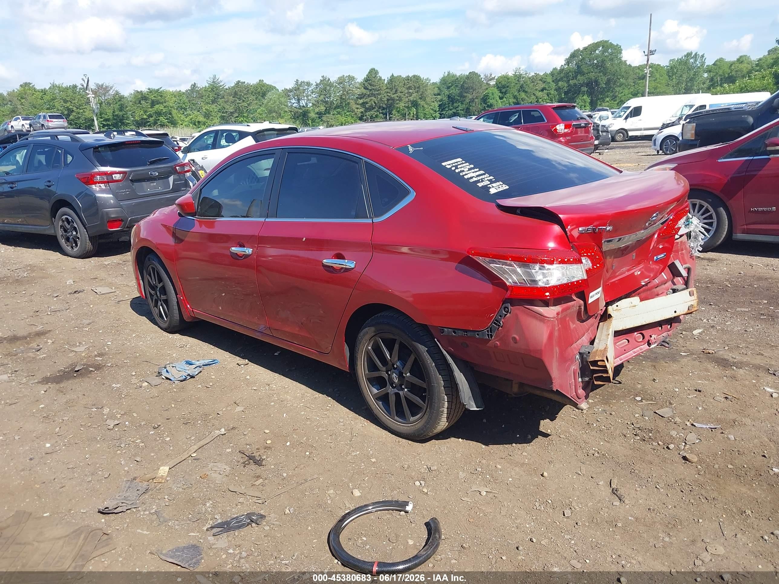 2013 Nissan Sentra S Maroon vin: 3N1AB7AP1DL731261