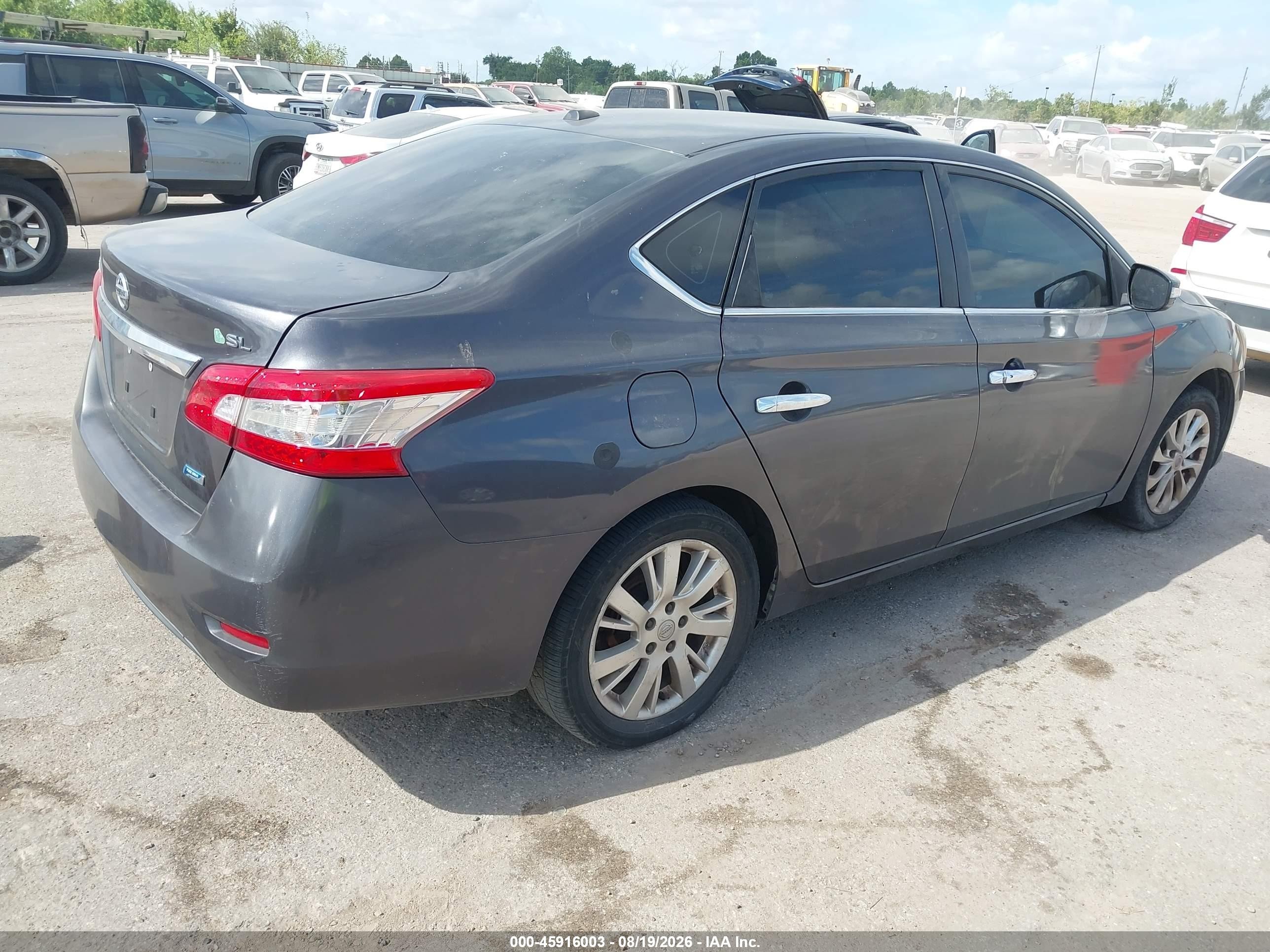 2013 Nissan Sentra Sl Gray vin: 3N1AB7AP1DL731650