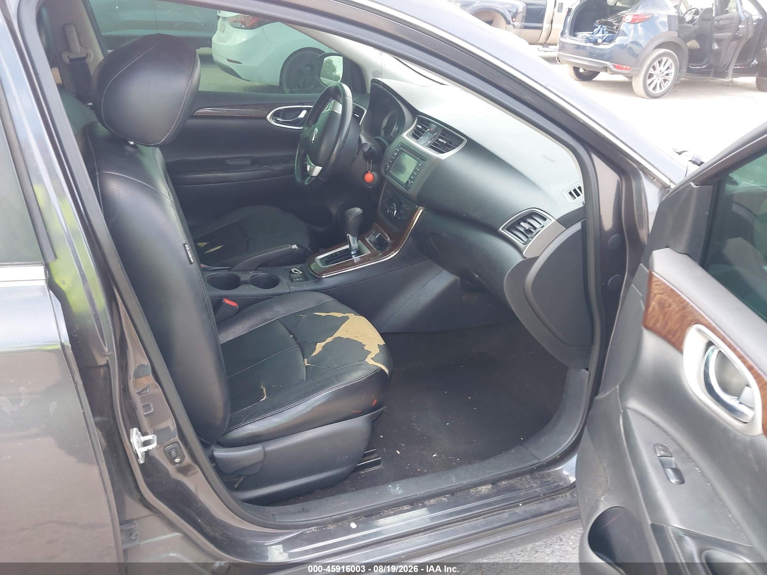 2013 Nissan Sentra Sl Gray vin: 3N1AB7AP1DL731650