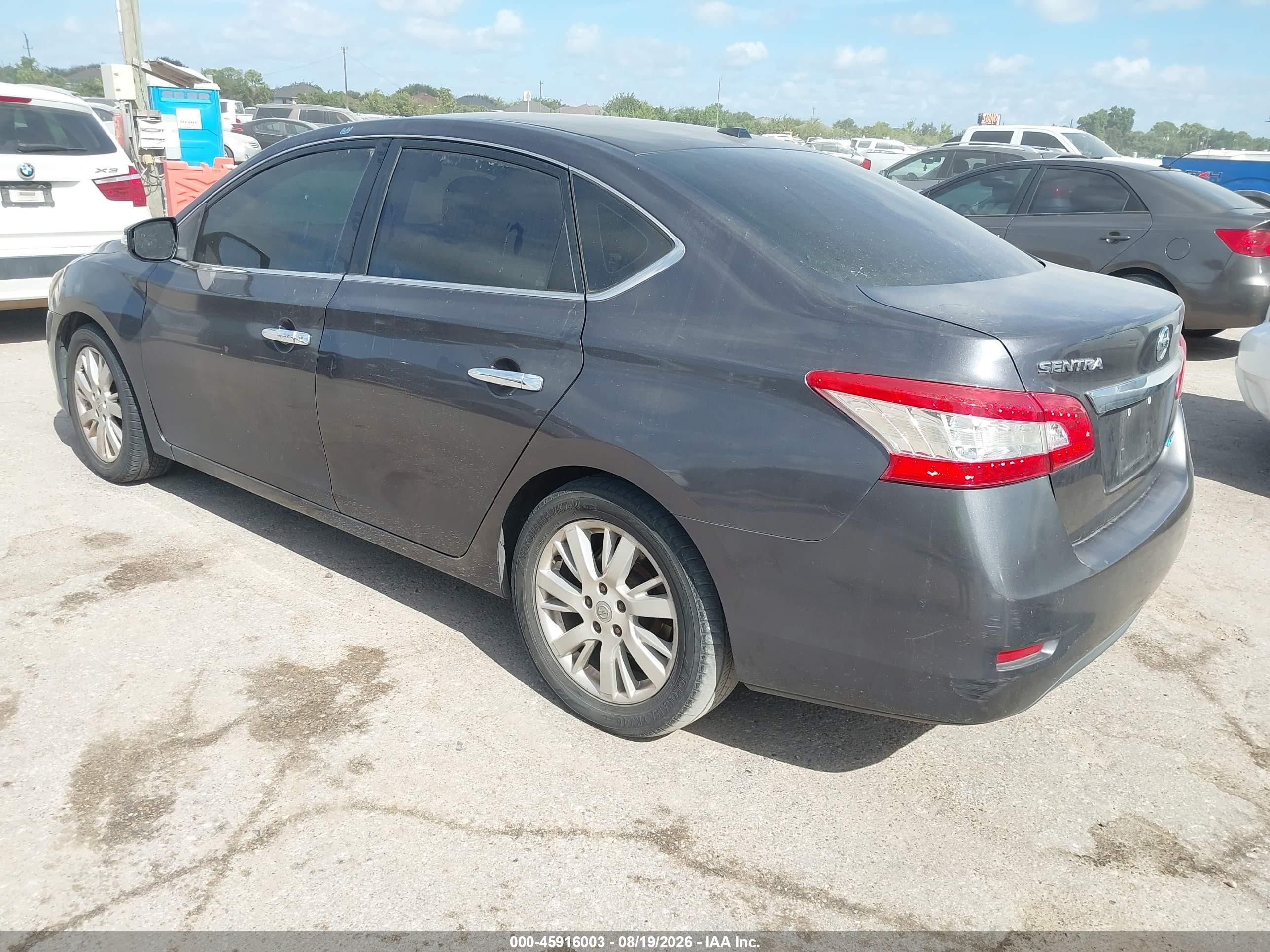 2013 Nissan Sentra Sl Gray vin: 3N1AB7AP1DL731650