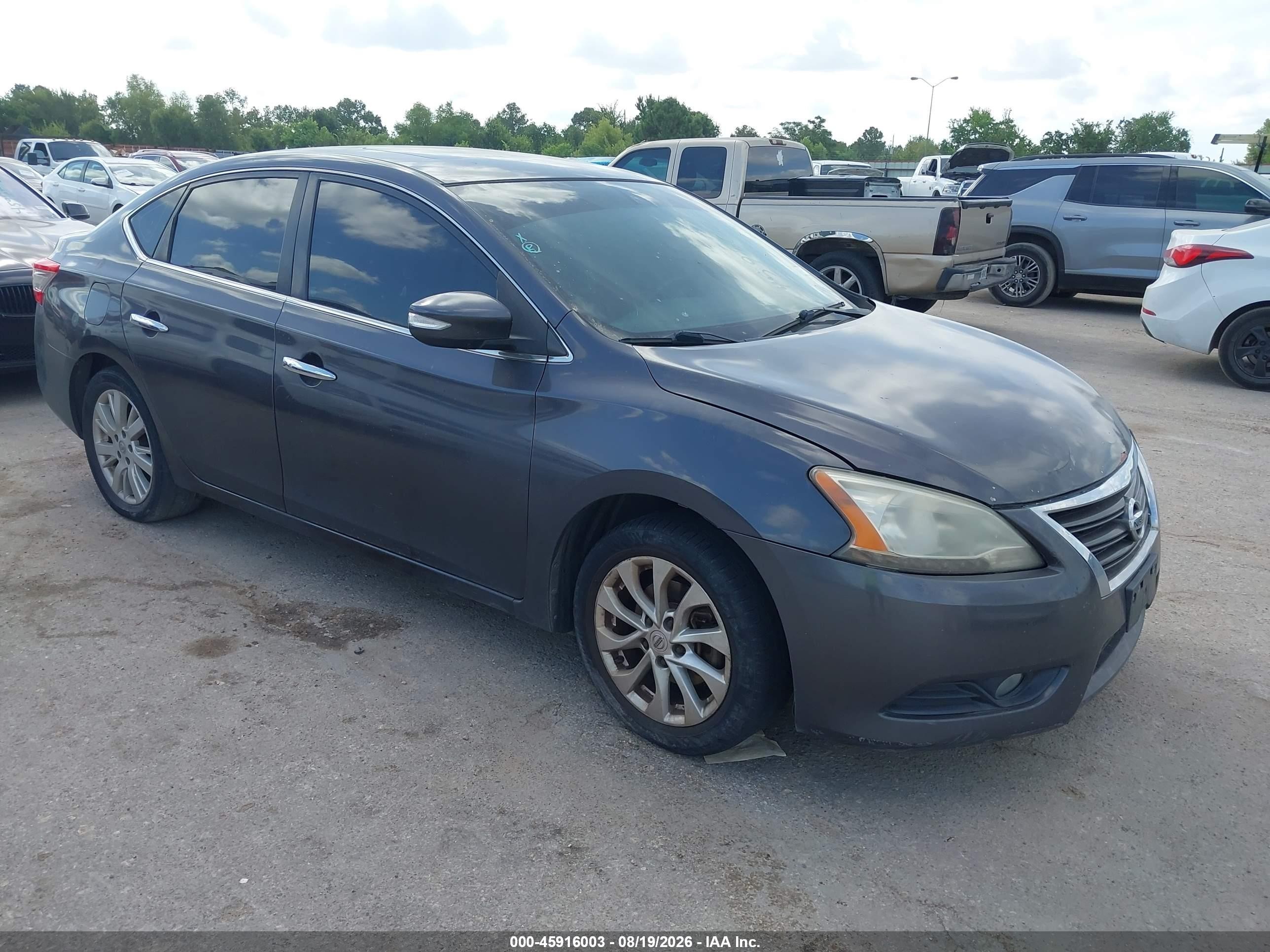 2013 Nissan Sentra Sl Gray vin: 3N1AB7AP1DL731650